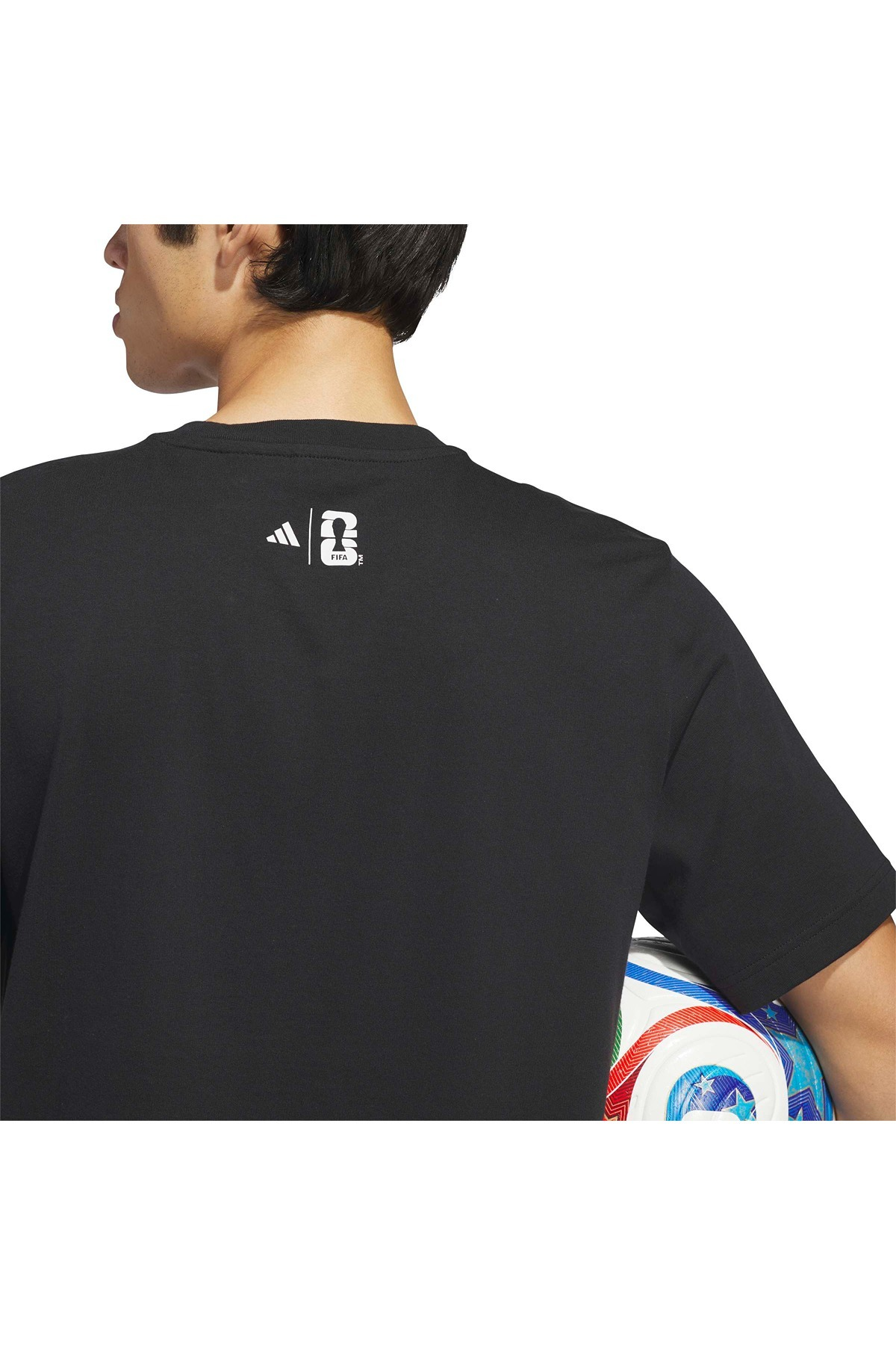 adidas  Erkek Siyah  T-shirt M WC TOUR TEE 2 KE1809