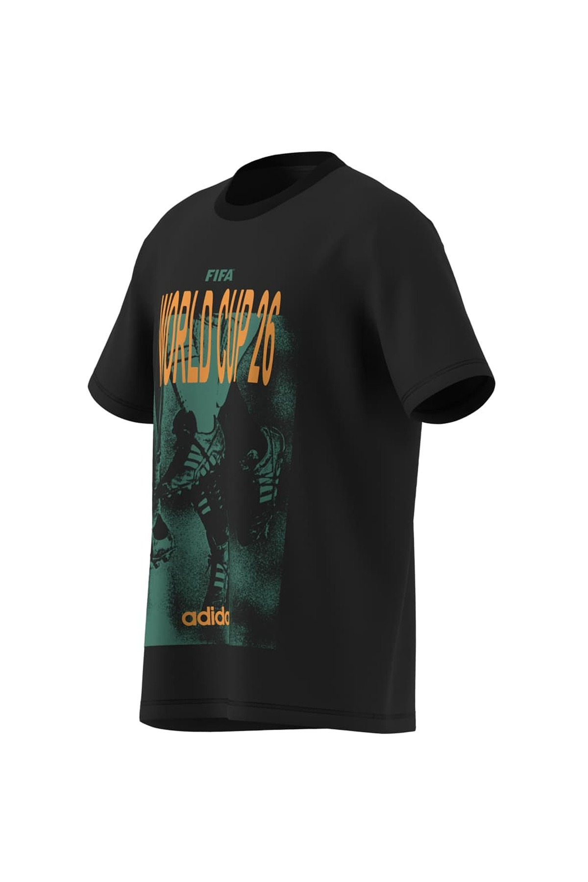 adidas Erkek  Siyah  T-shirt M WC TOUR TEE 1 KE1808