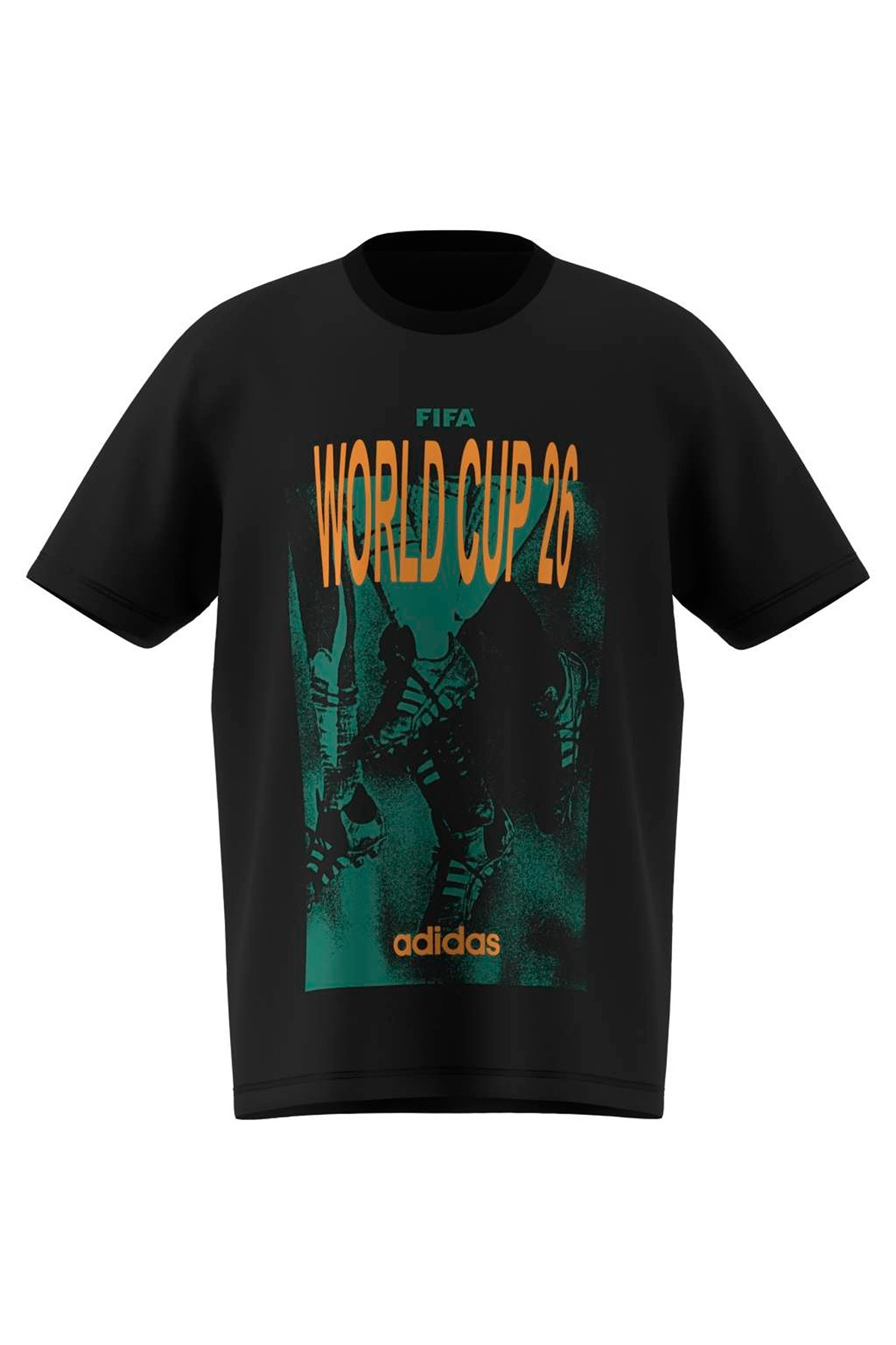 adidas Erkek  Siyah  T-shirt M WC TOUR TEE 1 KE1808