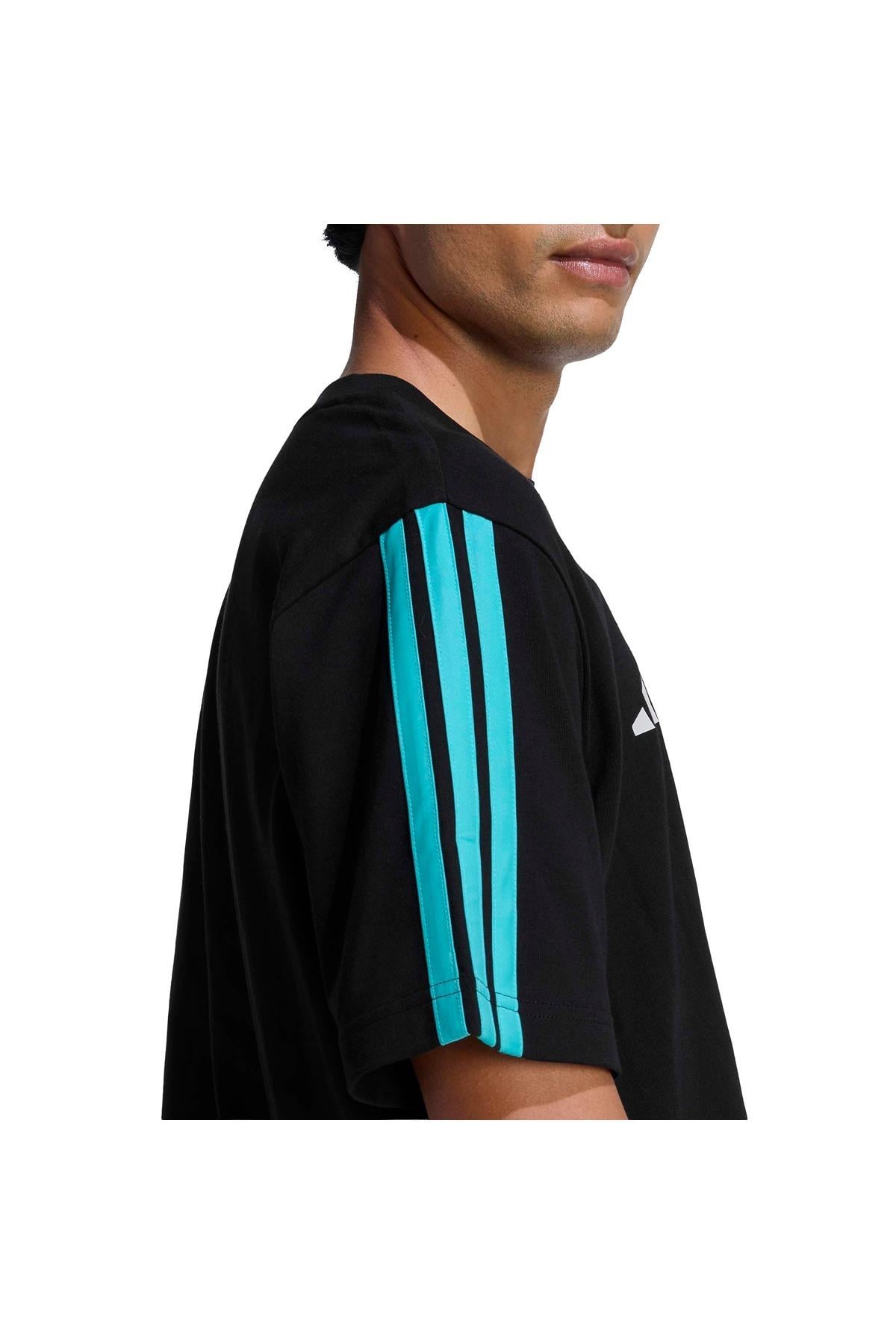 adidas Erkek  Siyah  T-shirt MER DNA TEE M KE8161