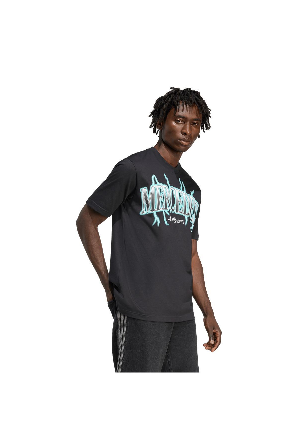 adidas Erkek  Siyah  T-shirt MER GFXT G1B M KG8559