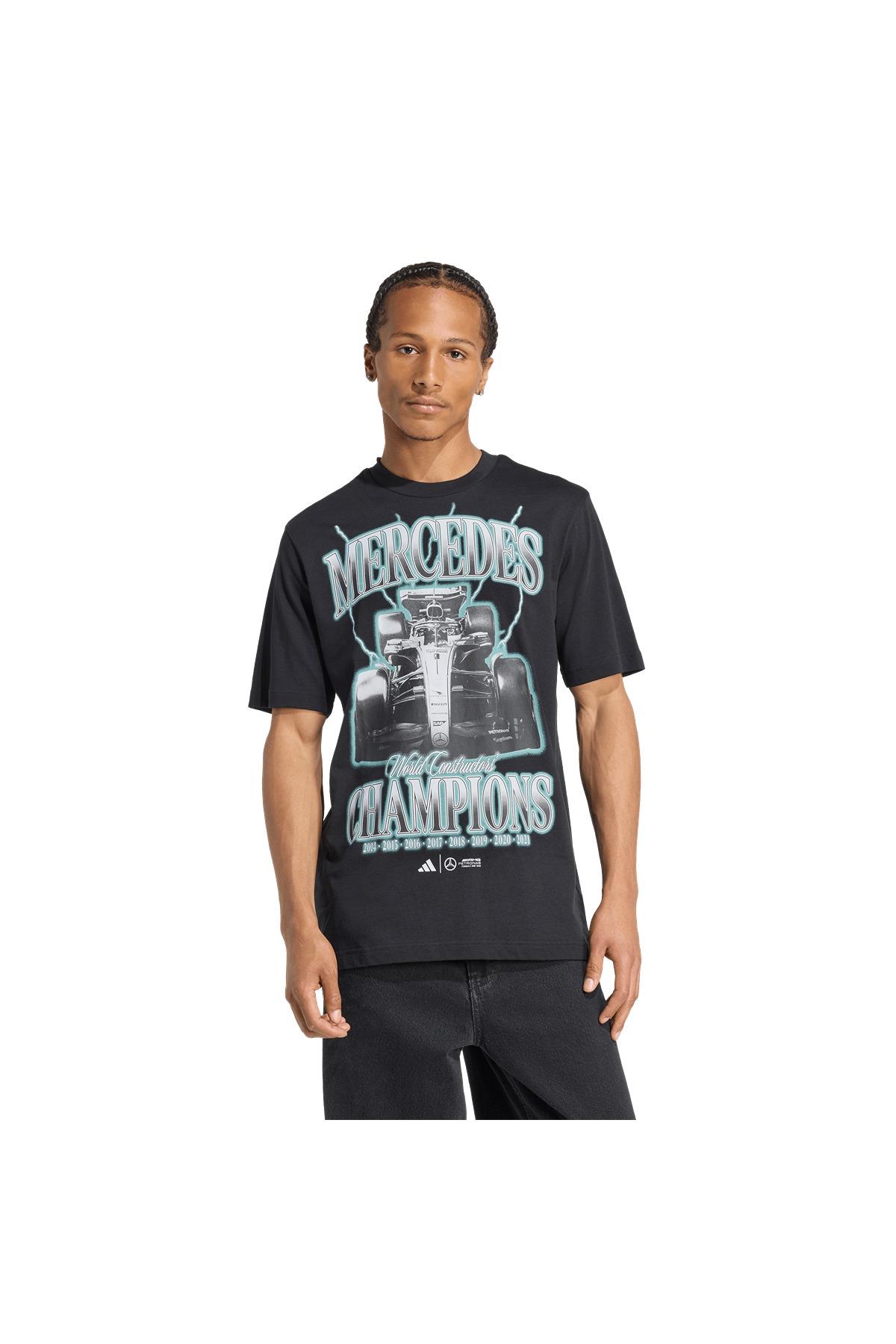 adidas Erkek  Siyah  T-shirt MER GFXT G2B M KH1080
