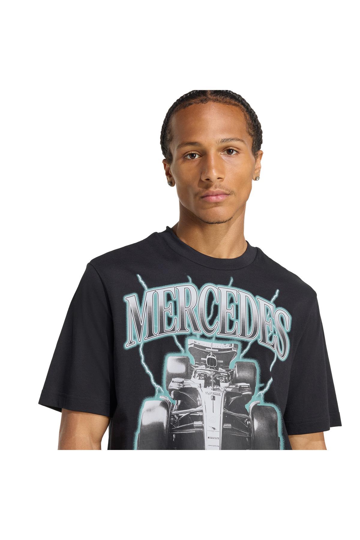 adidas Erkek  Siyah  T-shirt MER GFXT G2B M KH1080