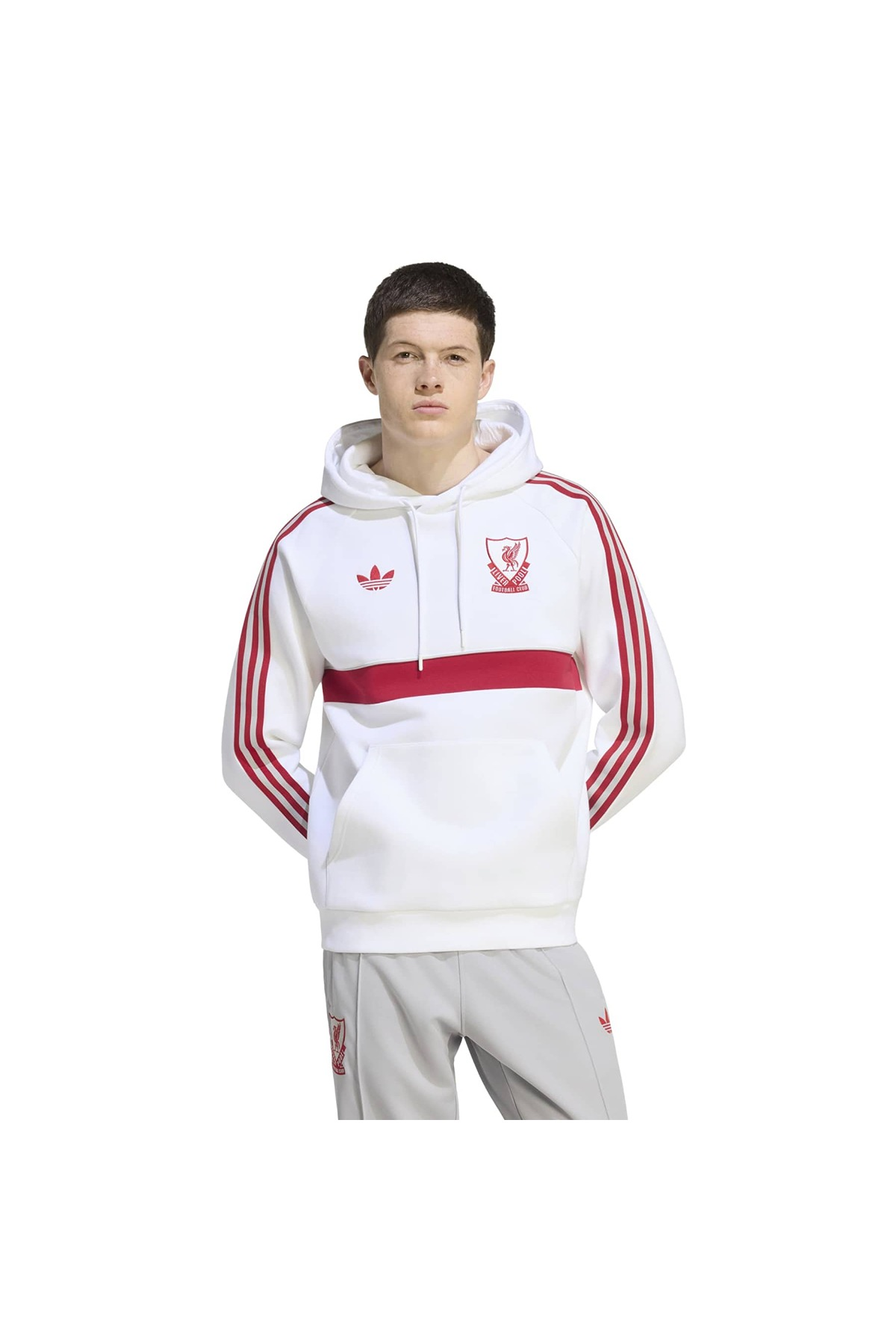 adidas Erkek Sweatshirt Liverpool FC Originals Hoodie Sweatshirt KG2904