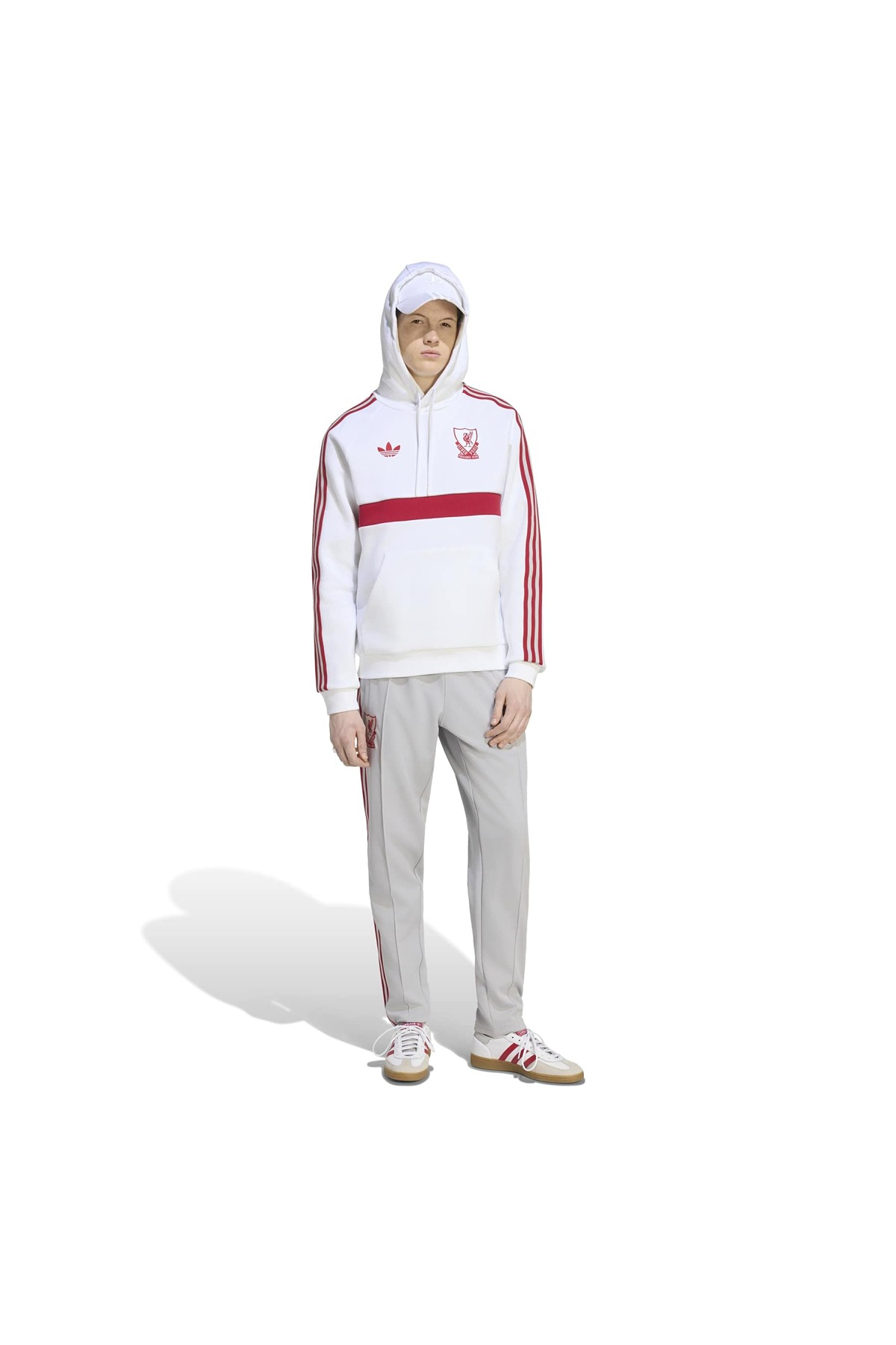 adidas Erkek Sweatshirt Liverpool FC Originals Hoodie Sweatshirt KG2904
