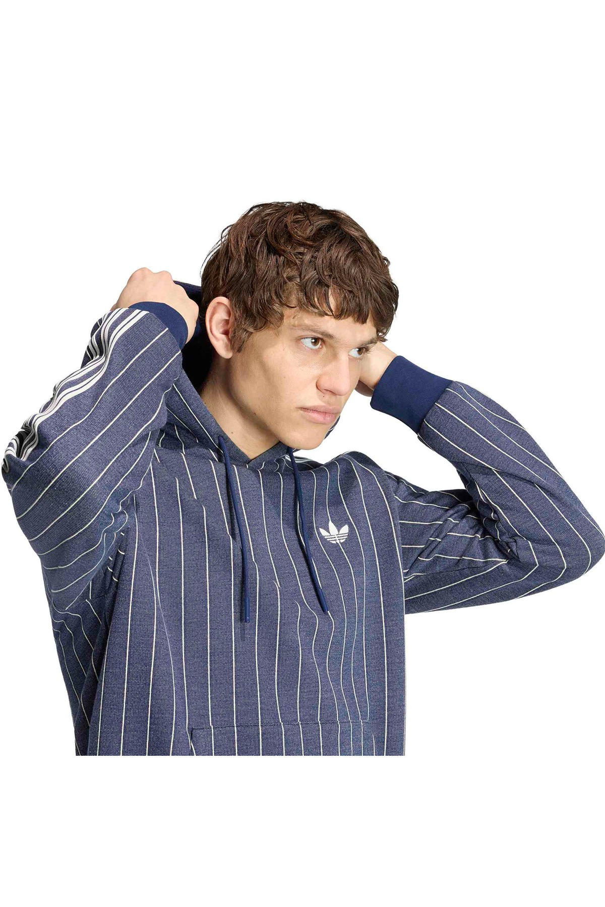 adidas Erkek Sweatshirt PINSTRIPES HOODIE KR9704