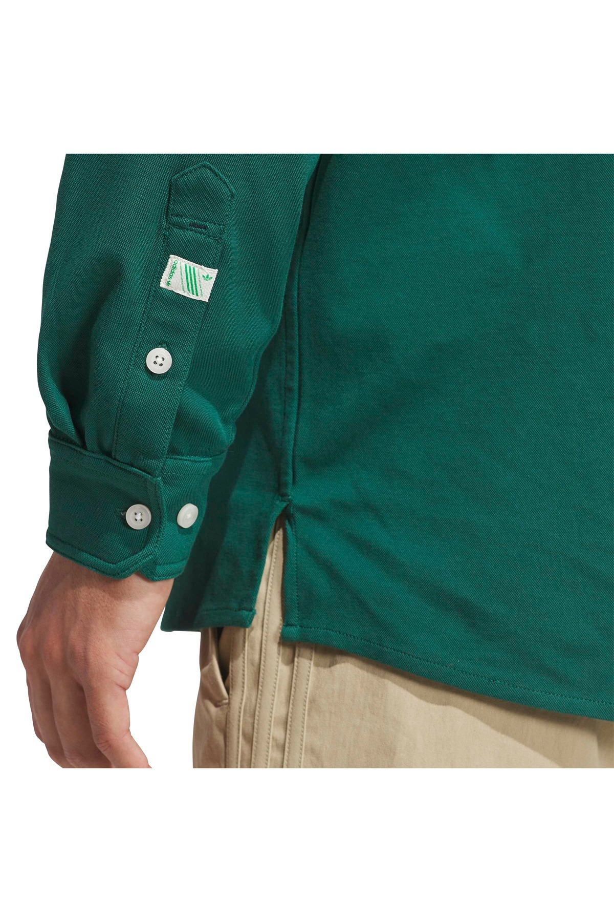 adidas Erkek Sweatshirt S LS Button Up KR5431