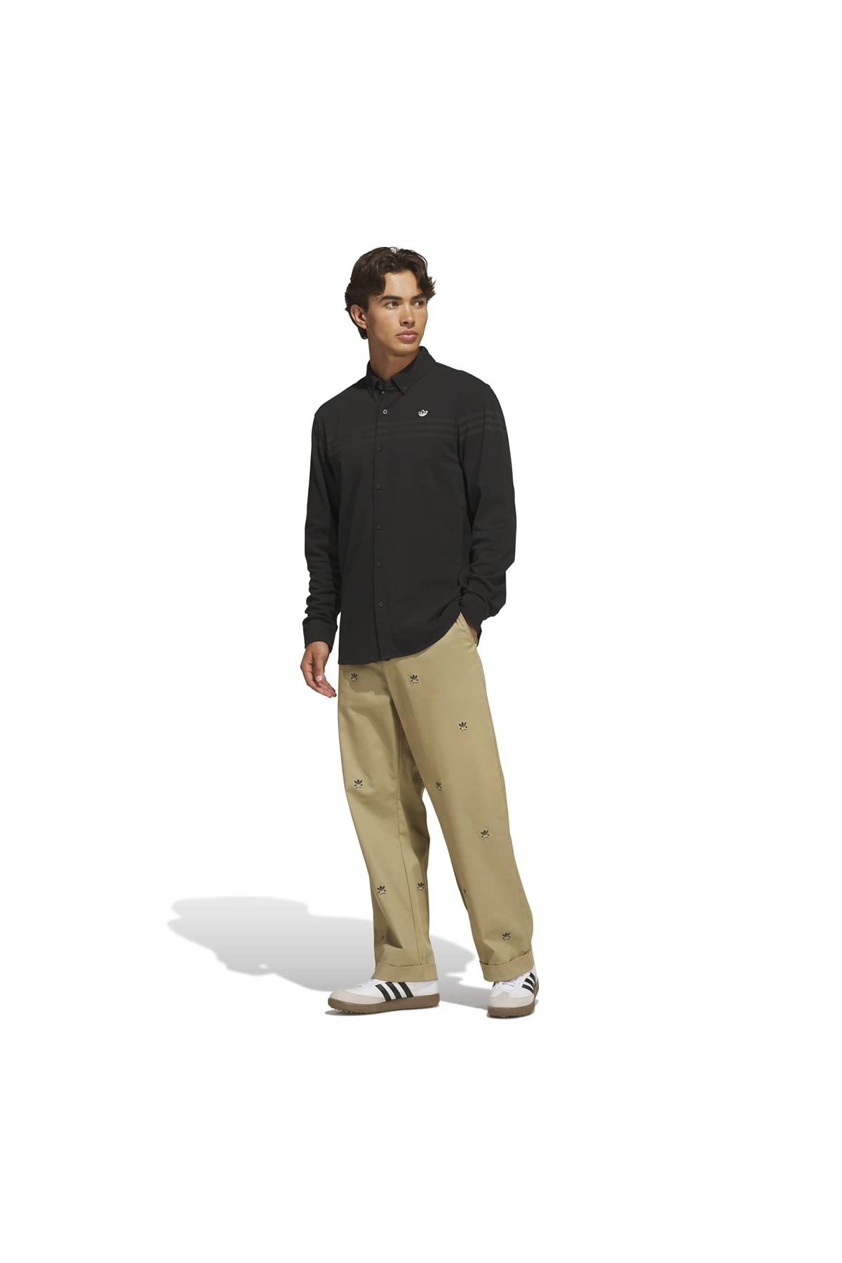 adidas Erkek Sweatshirt S LS Button Up KR5432