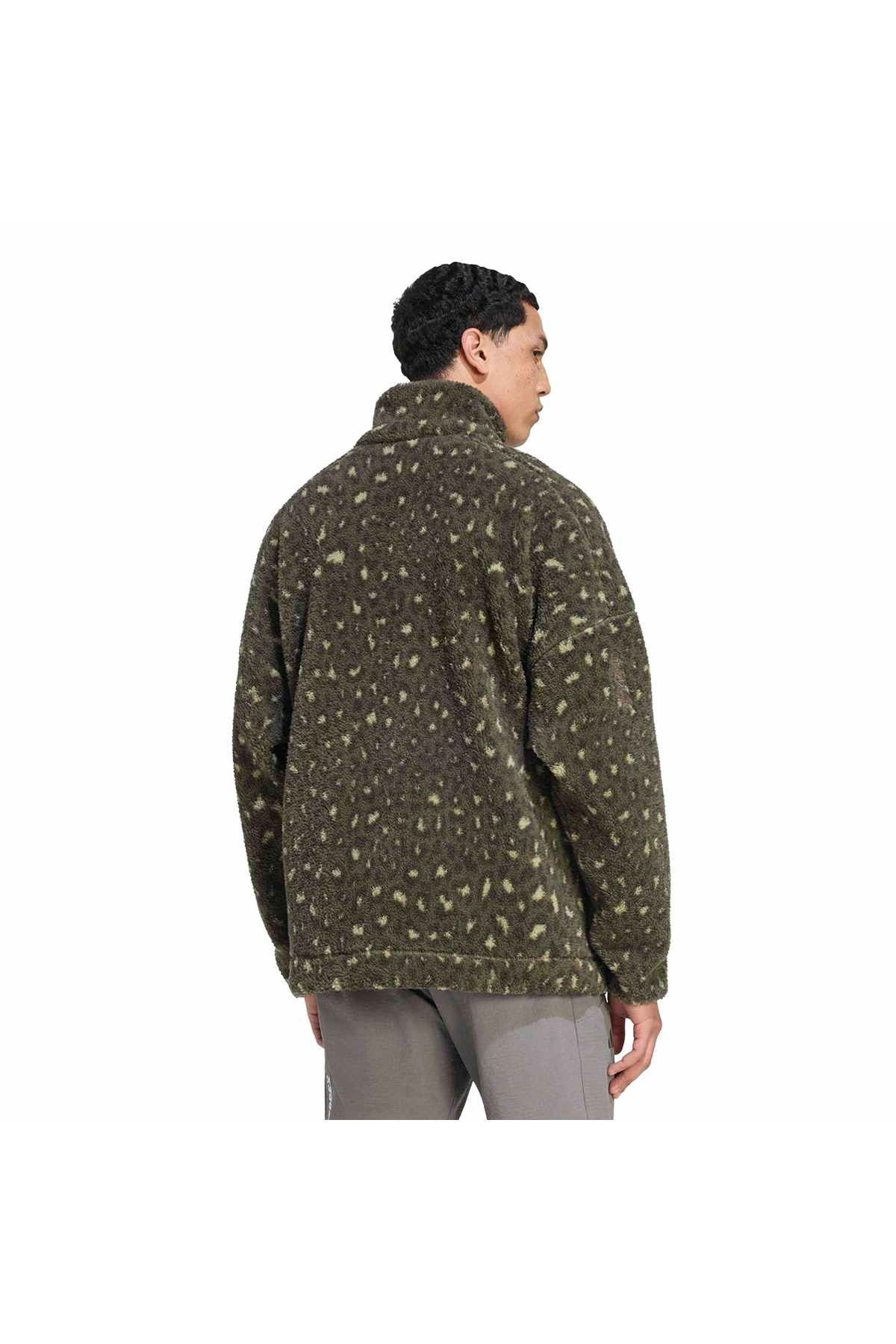 adidas Erkek Sweatshirt Terrex Xploric CLIMAWARM High Pile Snap Pullover KQ6614