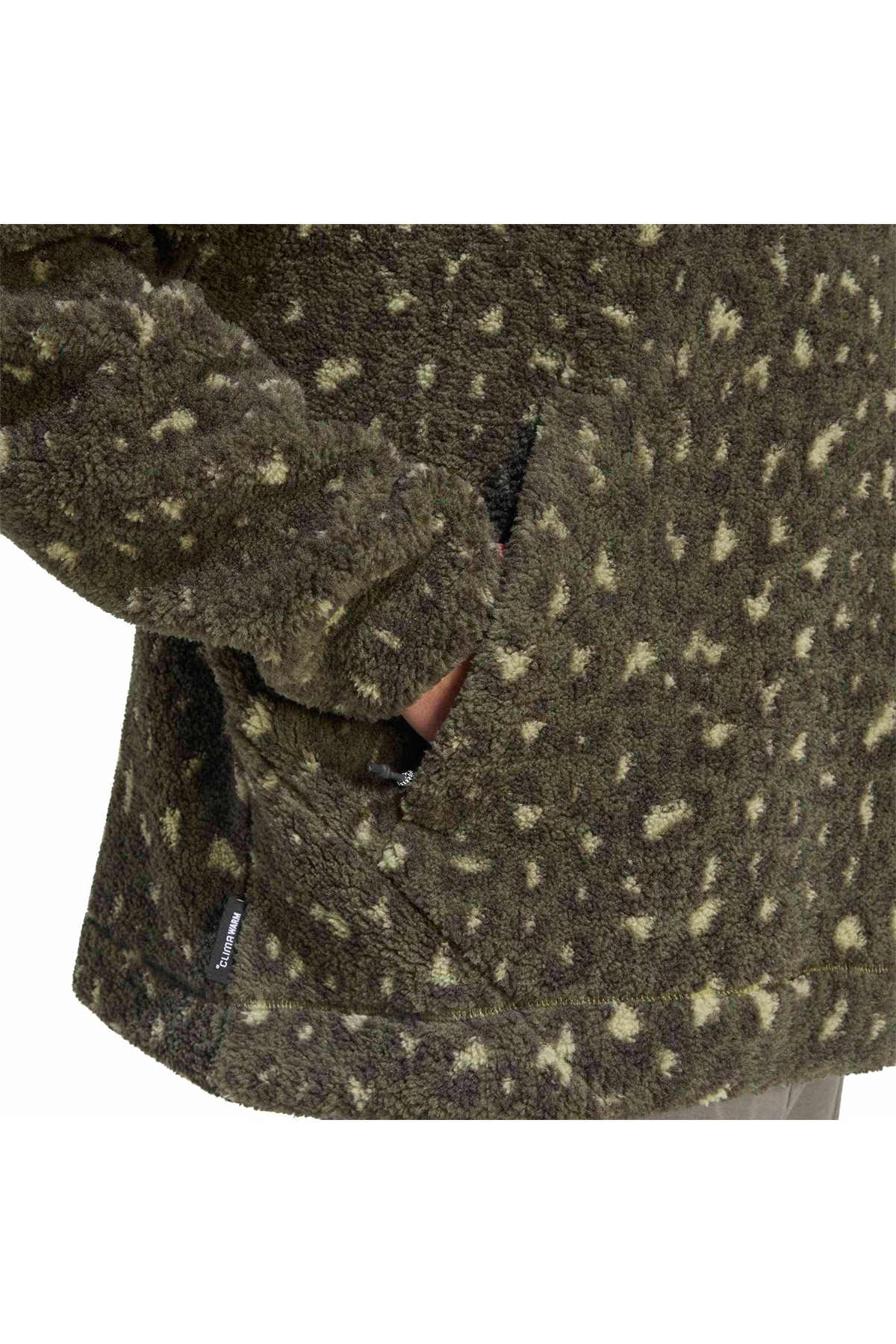 adidas Erkek Sweatshirt Terrex Xploric CLIMAWARM High Pile Snap Pullover KQ6614