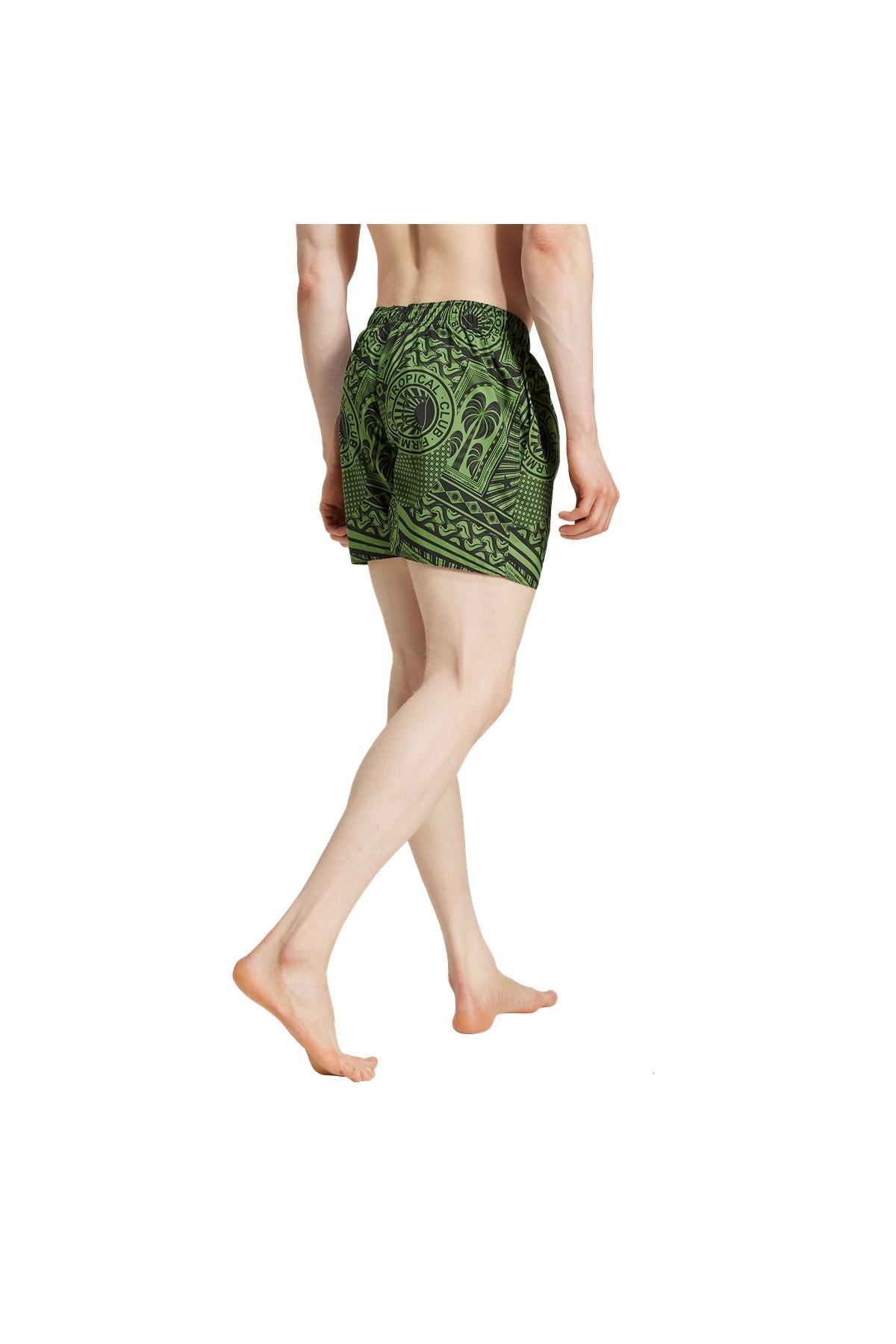 adidas Erkek  Yeşil  Deniz Şortu FARM SWIMSHORT JG3598