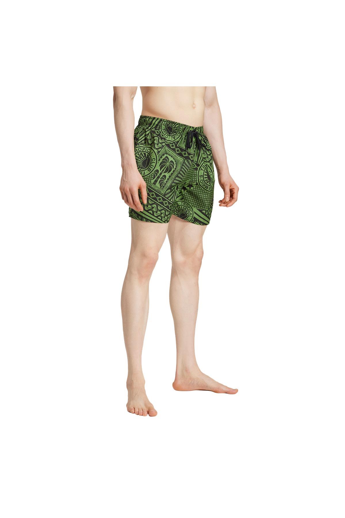 adidas Erkek  Yeşil  Deniz Şortu FARM SWIMSHORT JG3598