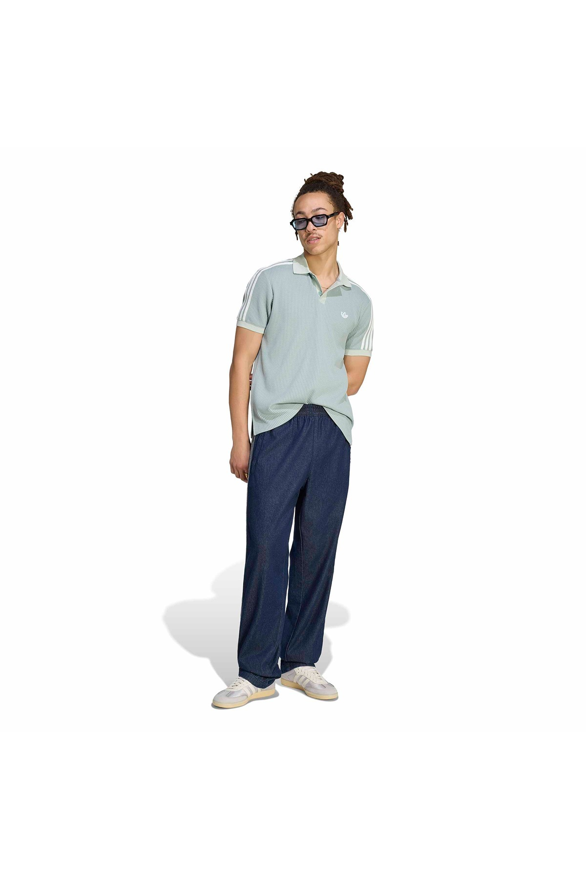 adidas Erkek  Yeşil  Polo T-shirt WAFFLE POLO KX1231