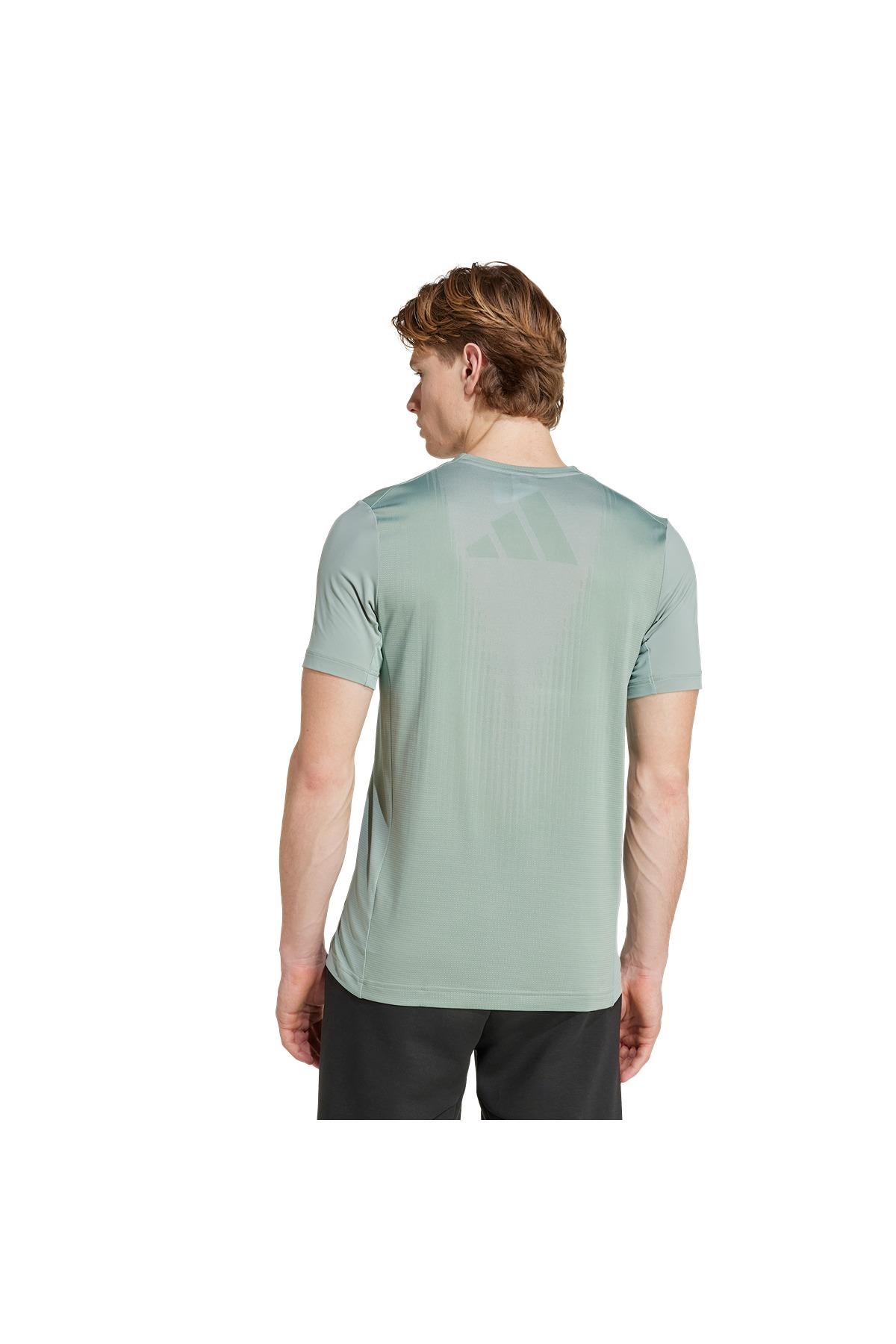 adidas Erkek  Yeşil  T-shirt AIRCHILL TEE JI8197