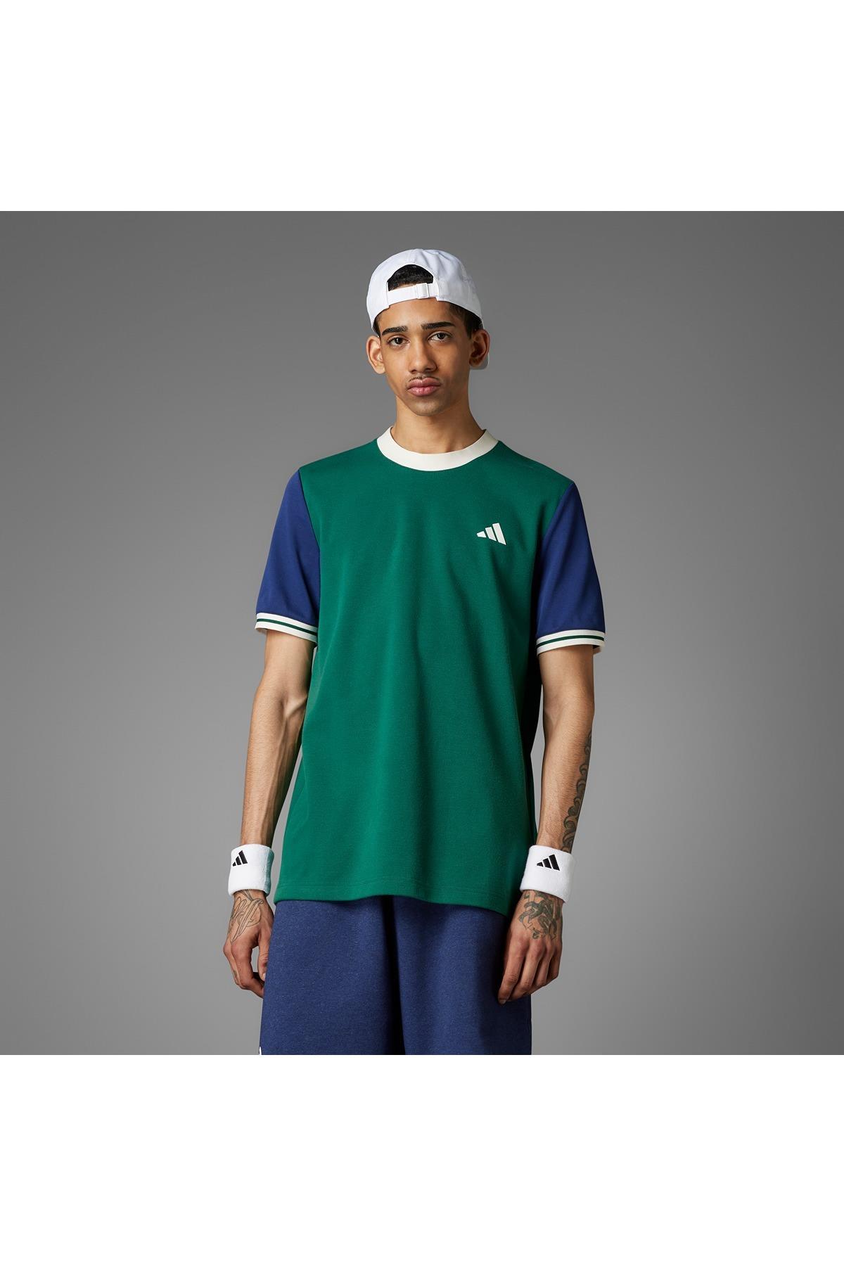 adidas Erkek  Yeşil  T-shirt HERITAGE TEE JC6741