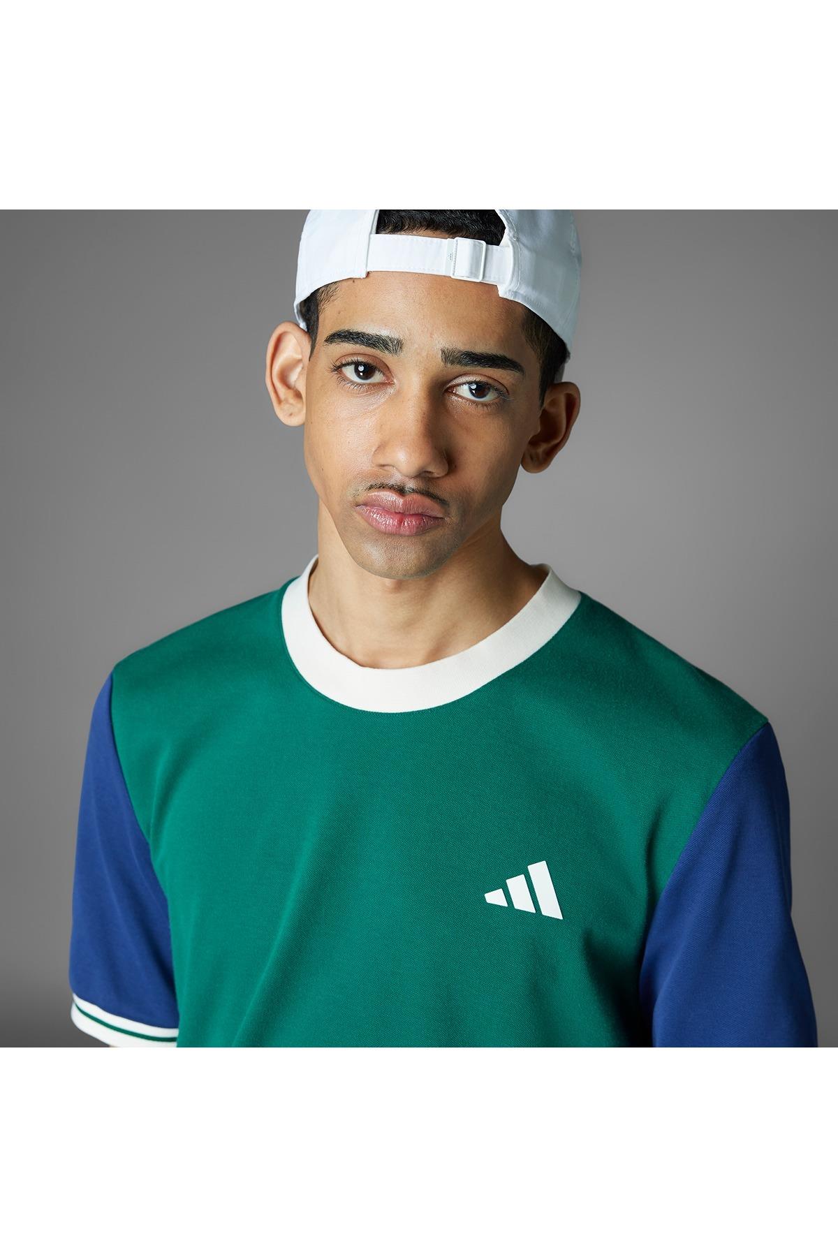 adidas Erkek  Yeşil  T-shirt HERITAGE TEE JC6741