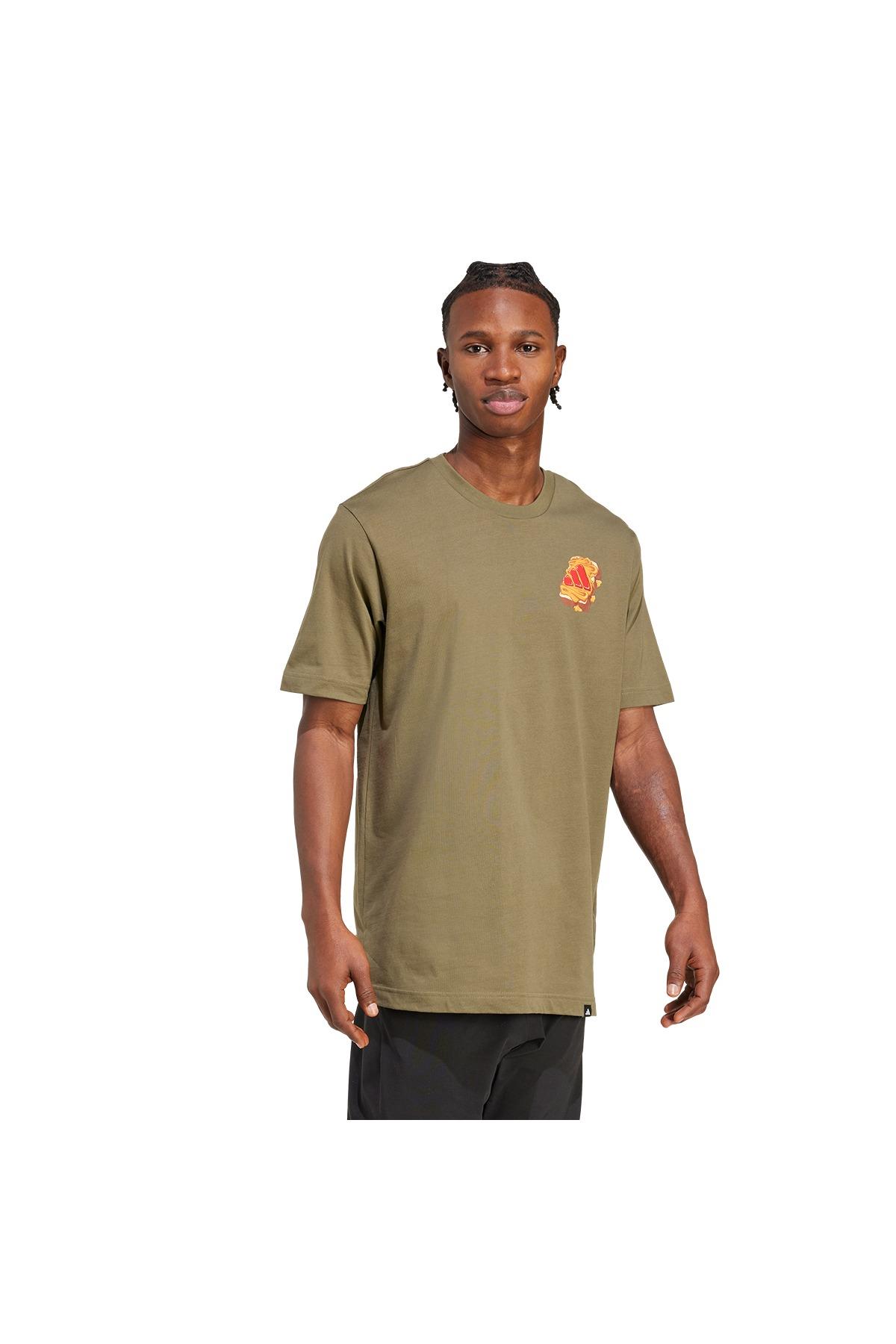 adidas Erkek  Yeşil  T-shirt M PB&J T JW4342