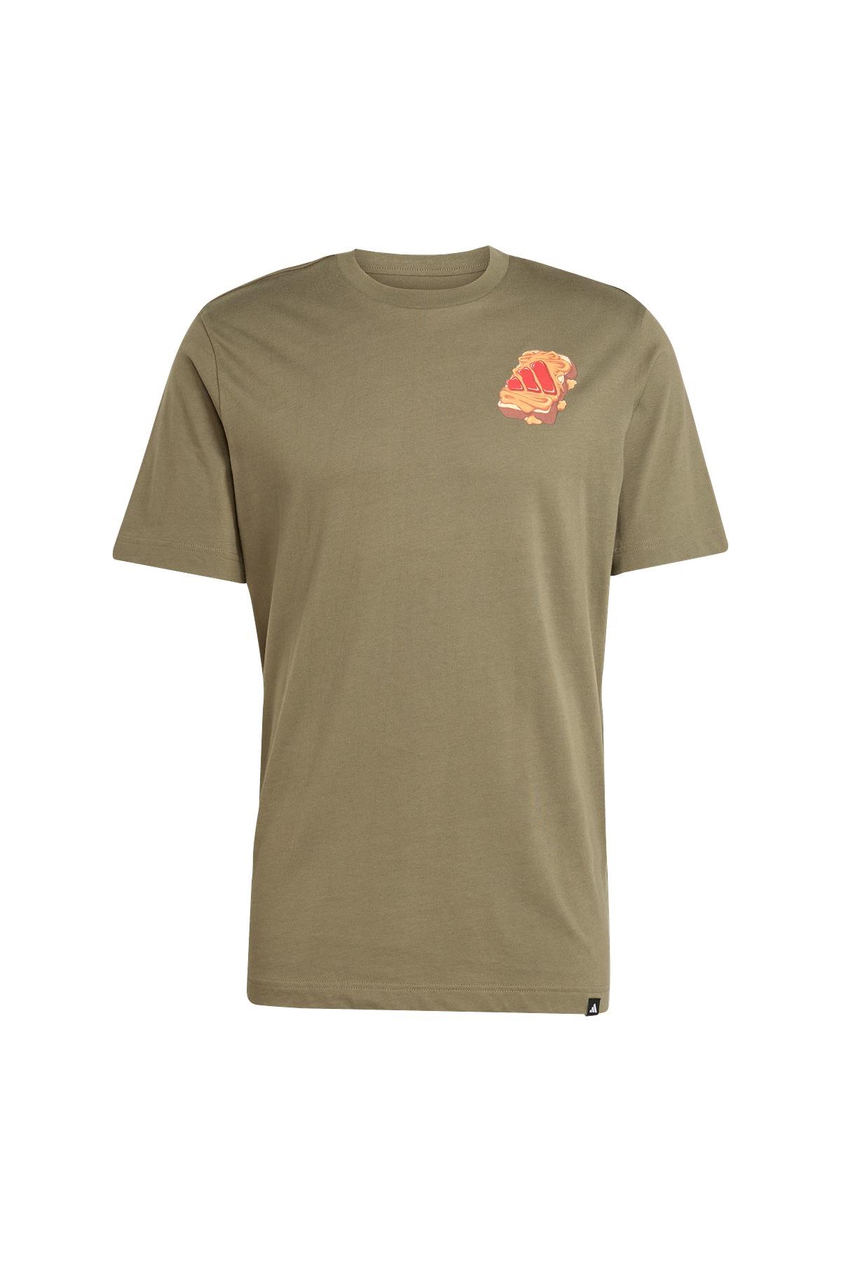 adidas Erkek  Yeşil  T-shirt M PB&J T JW4342