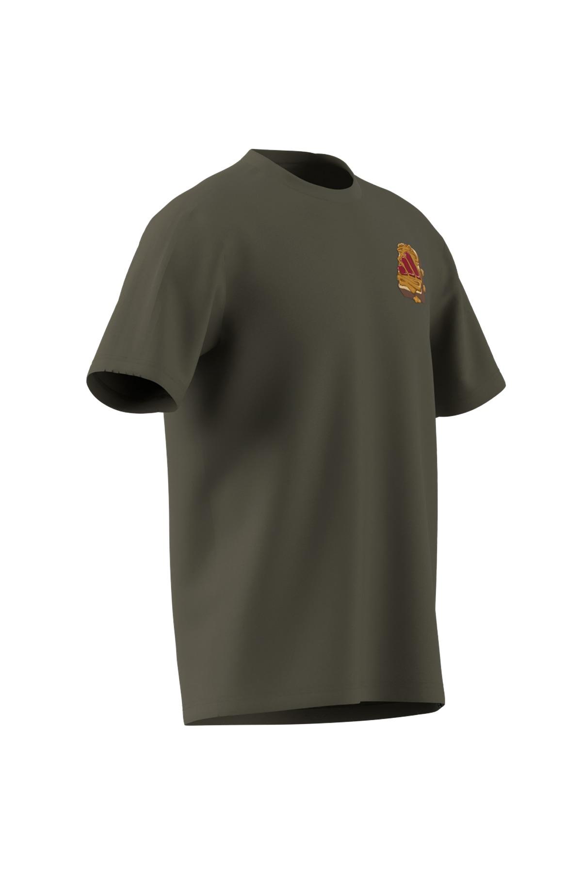 adidas Erkek  Yeşil  T-shirt M PB&J T JW4342
