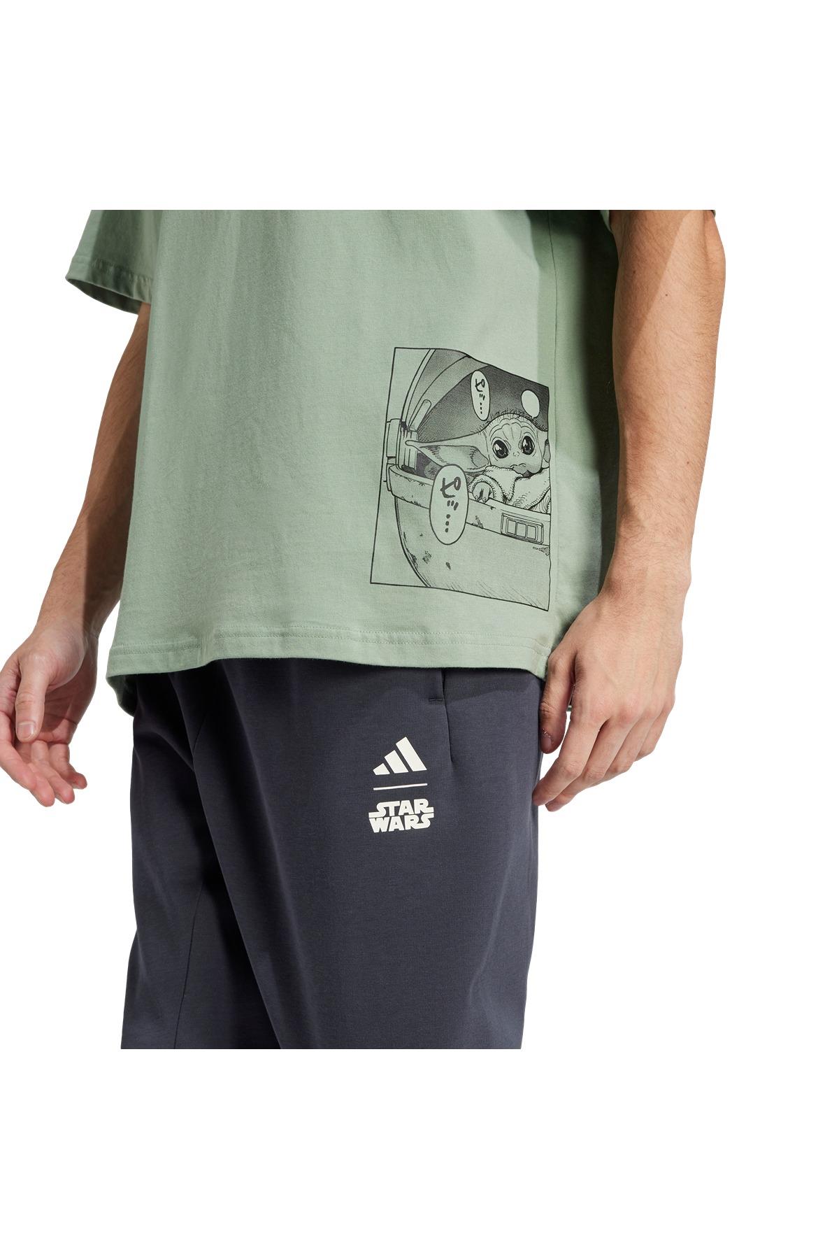 adidas Erkek  Yeşil  T-Shirt M SW TM T 2 JI5718