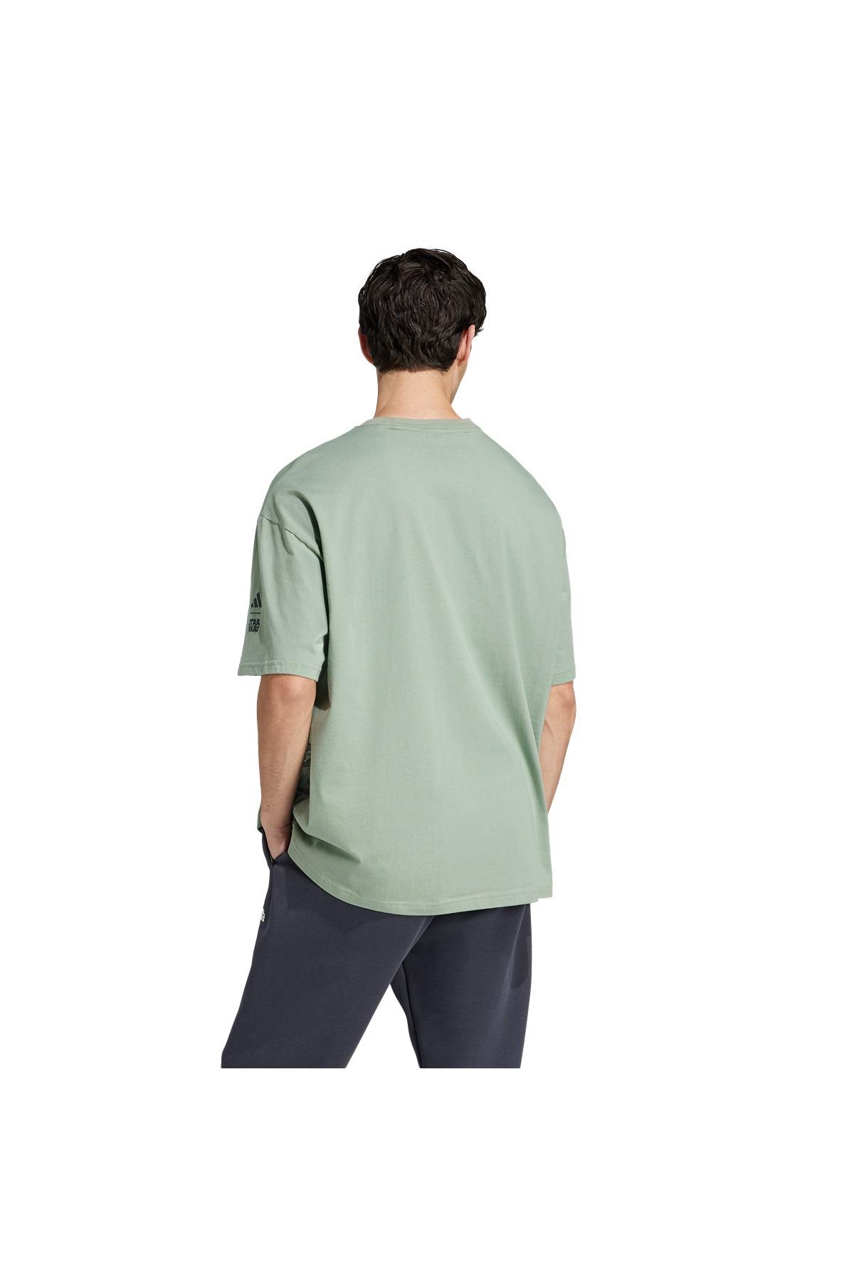 adidas Erkek  Yeşil  T-Shirt M SW TM T 2 JI5718