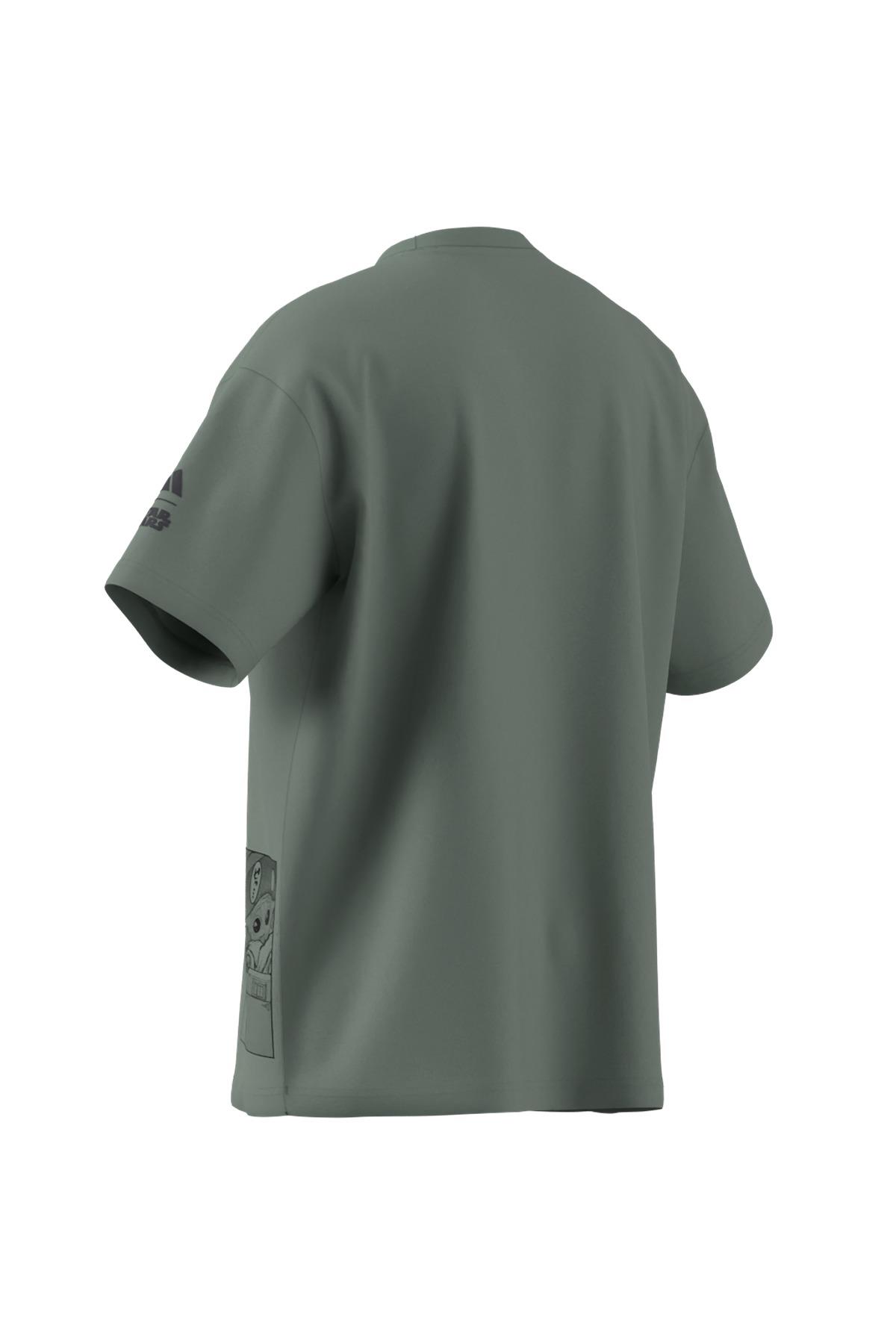 adidas Erkek  Yeşil  T-Shirt M SW TM T 2 JI5718