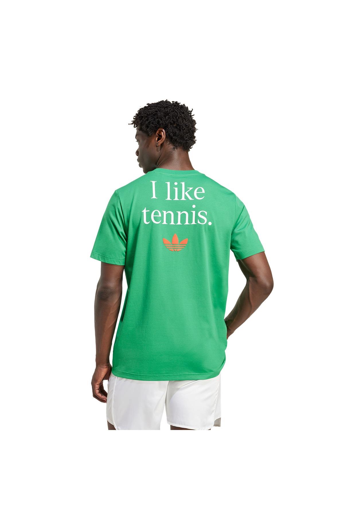 adidas Erkek  Yeşil  T-shirt M TNS ORI G T JV8496