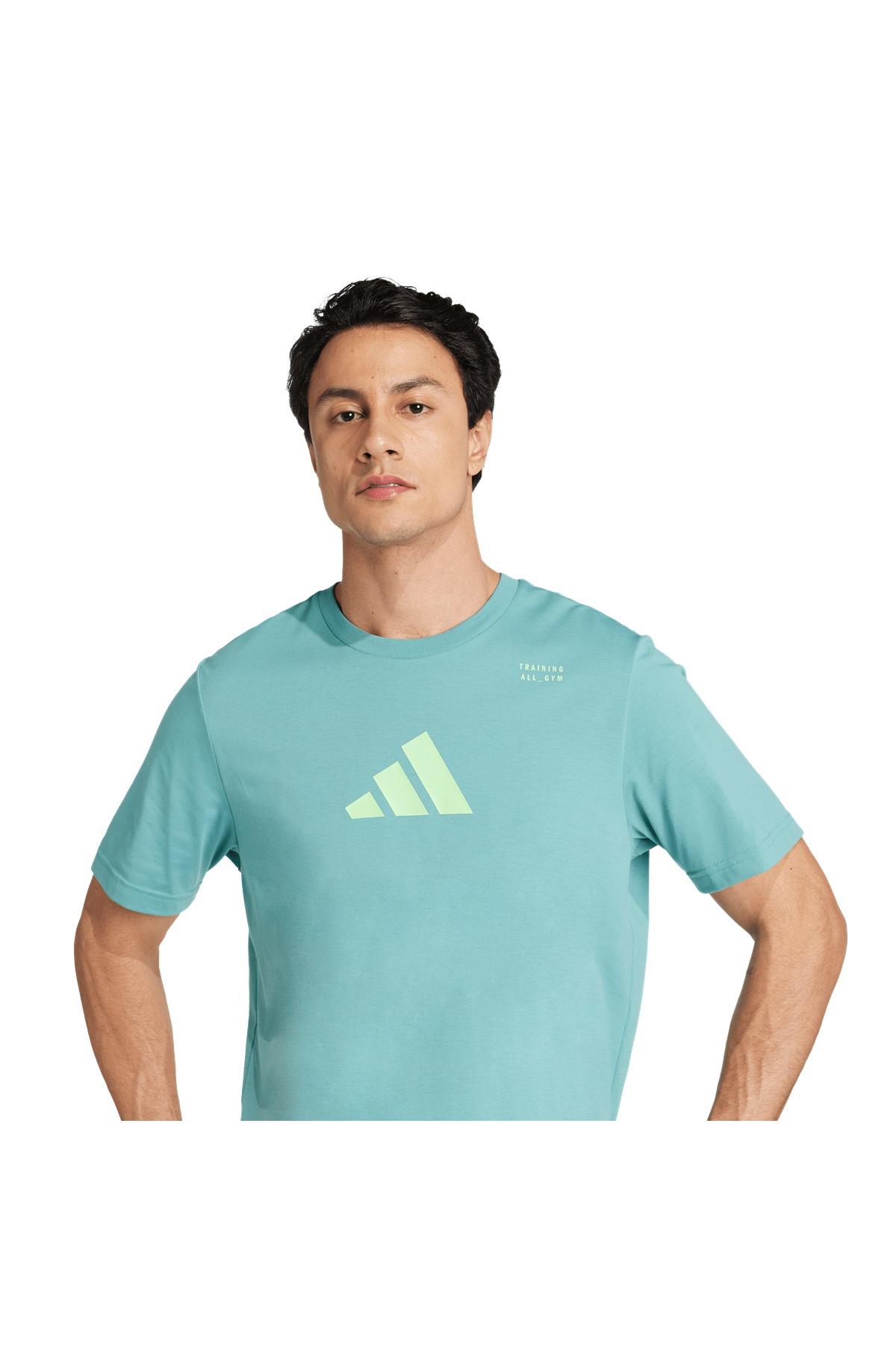 adidas Erkek  Yeşil  T-shirt M TR CAT G T JM8978