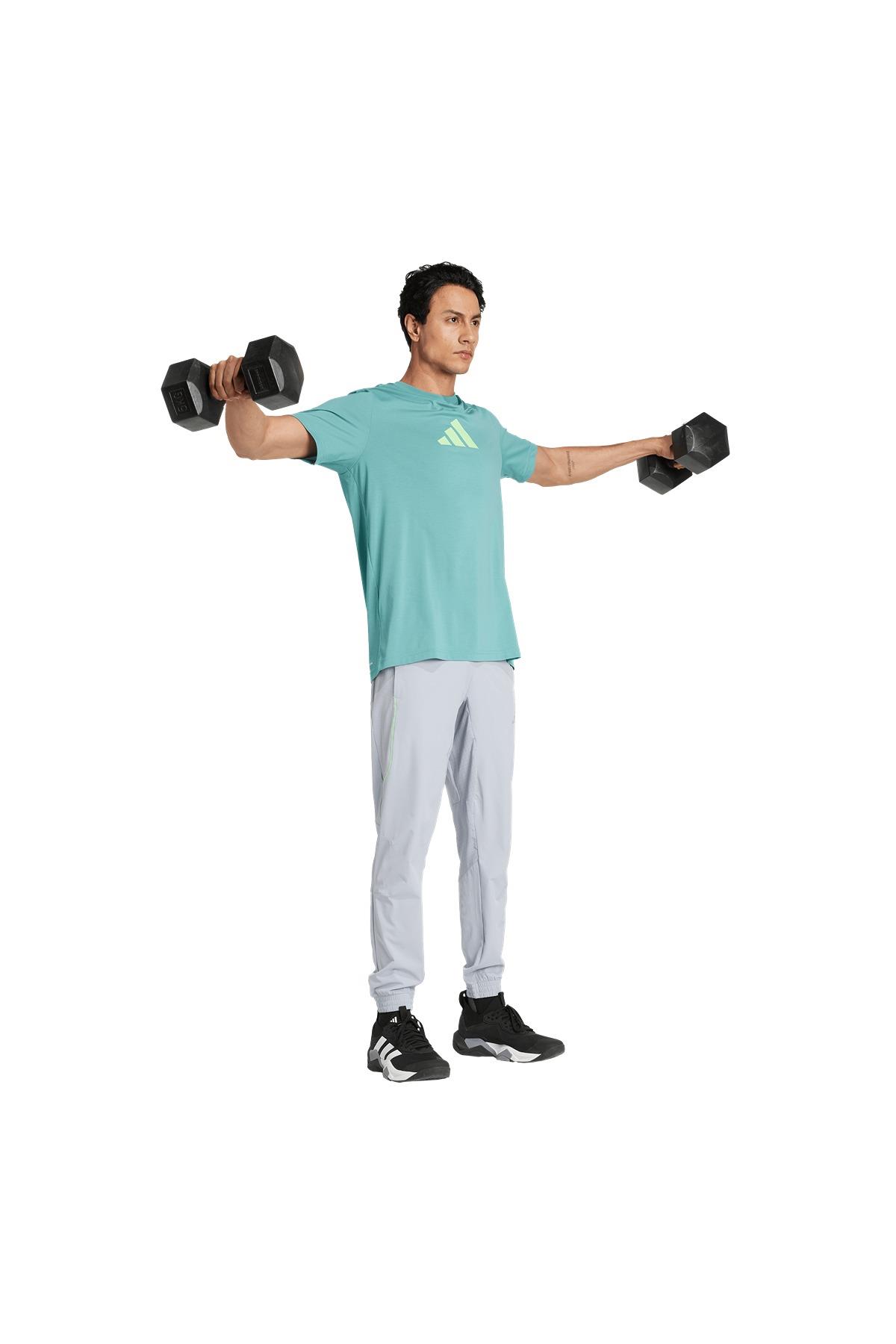 adidas Erkek  Yeşil  T-shirt M TR CAT G T JM8978