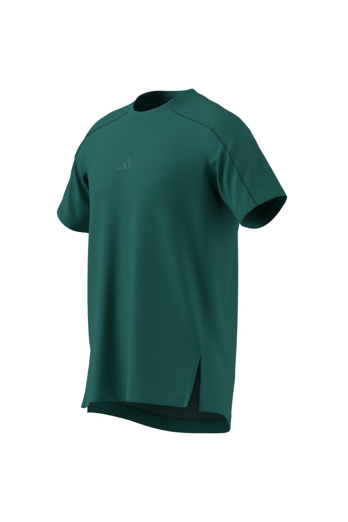 adidas Erkek  Yeşil  T-shirt PUREMOTION TEE JV9750