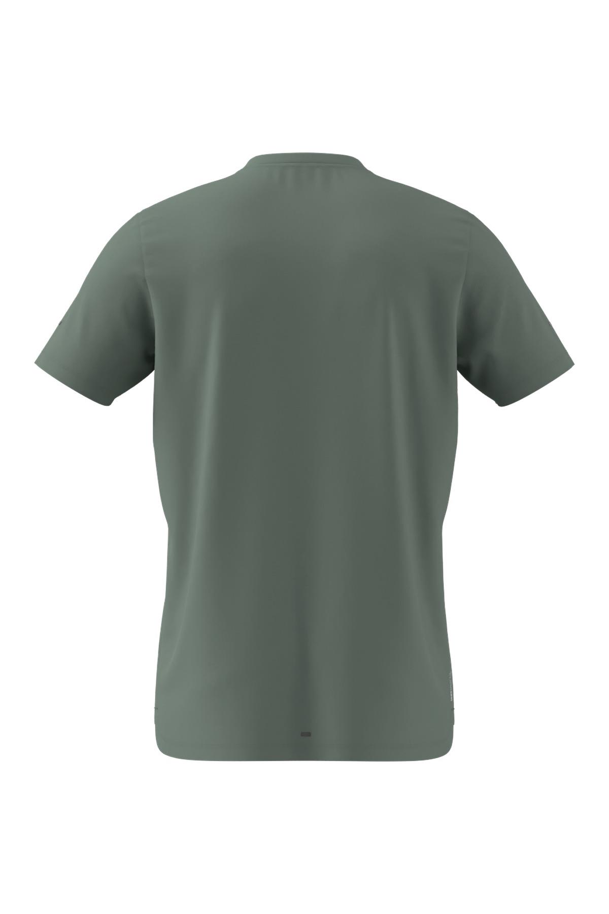adidas Erkek  Yeşil  T-shirt RUN IT BL TEE M JD2334