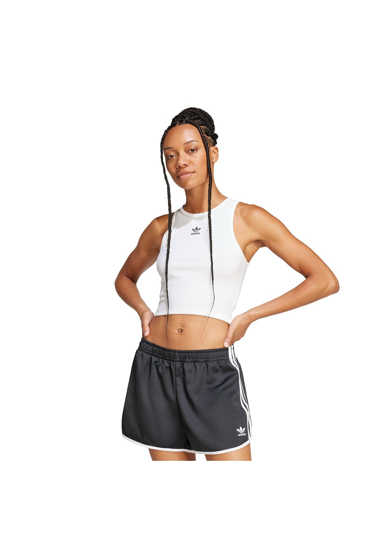 adidas ESS RIB TANK Kadın  Beyaz  Atlet JC9007