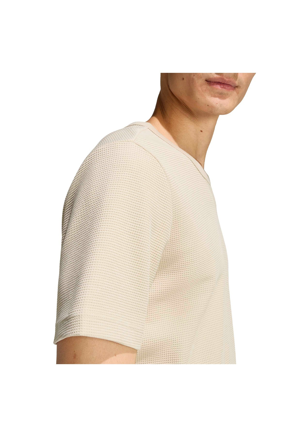 adidas ESS W TEE Erkek  Bej  T-shirt KE1180