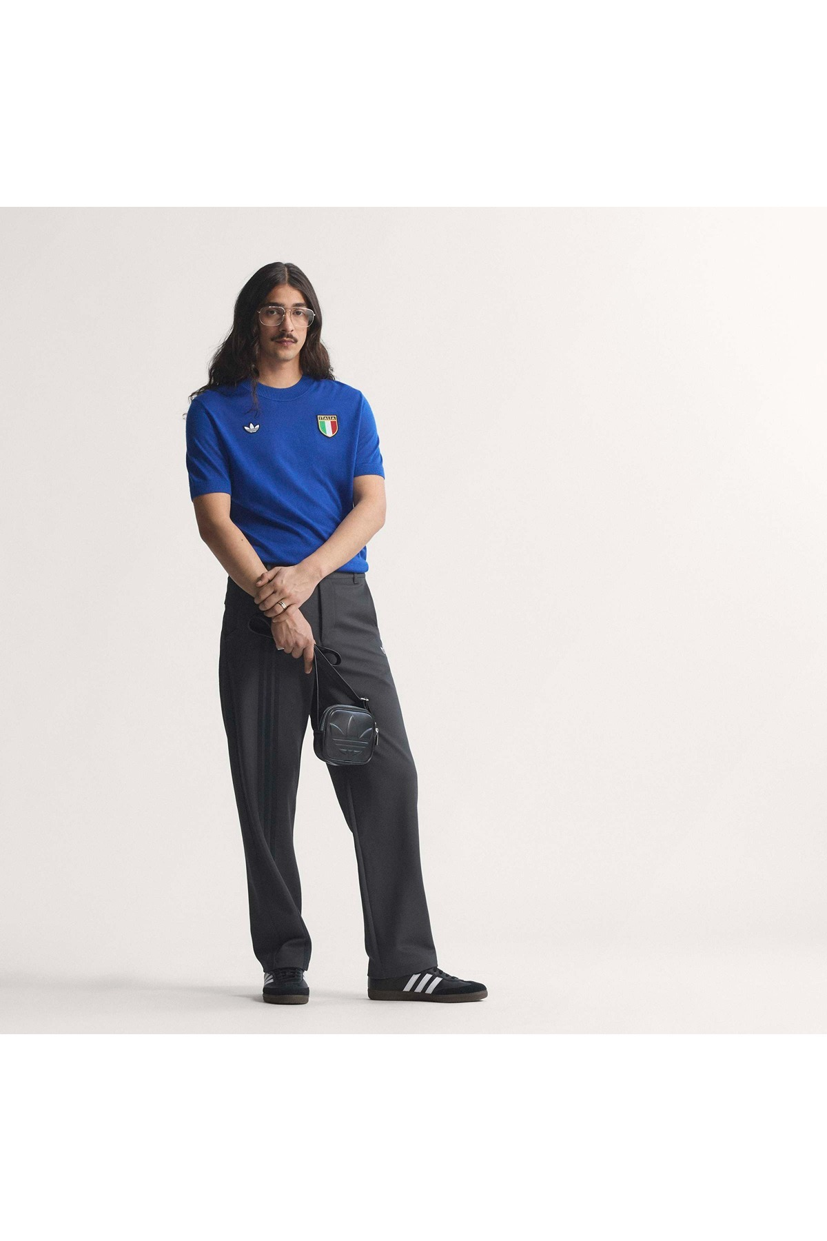 adidas FIGC 70S JSY Erkek  Mavi  Forma JN3706