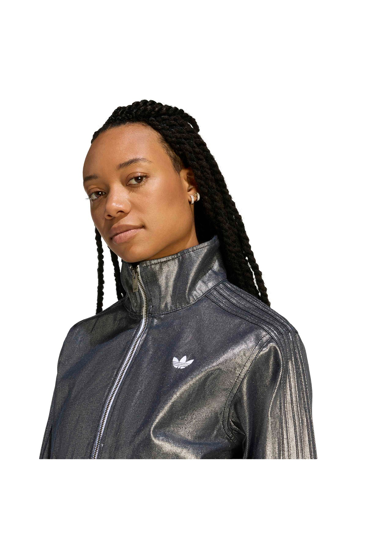 adidas FIREBIRD TT D Gümüş Kadın   Ceket KD2910