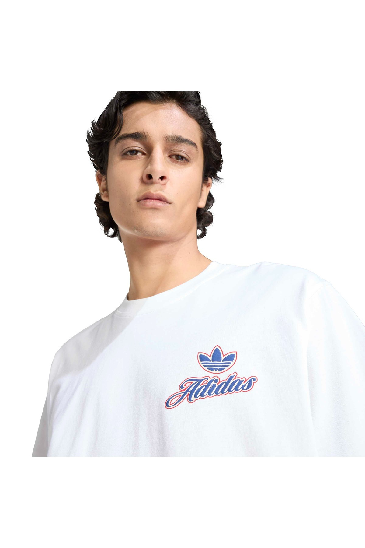 adidas GFX T Erkek  Beyaz  T-shirt KE2248