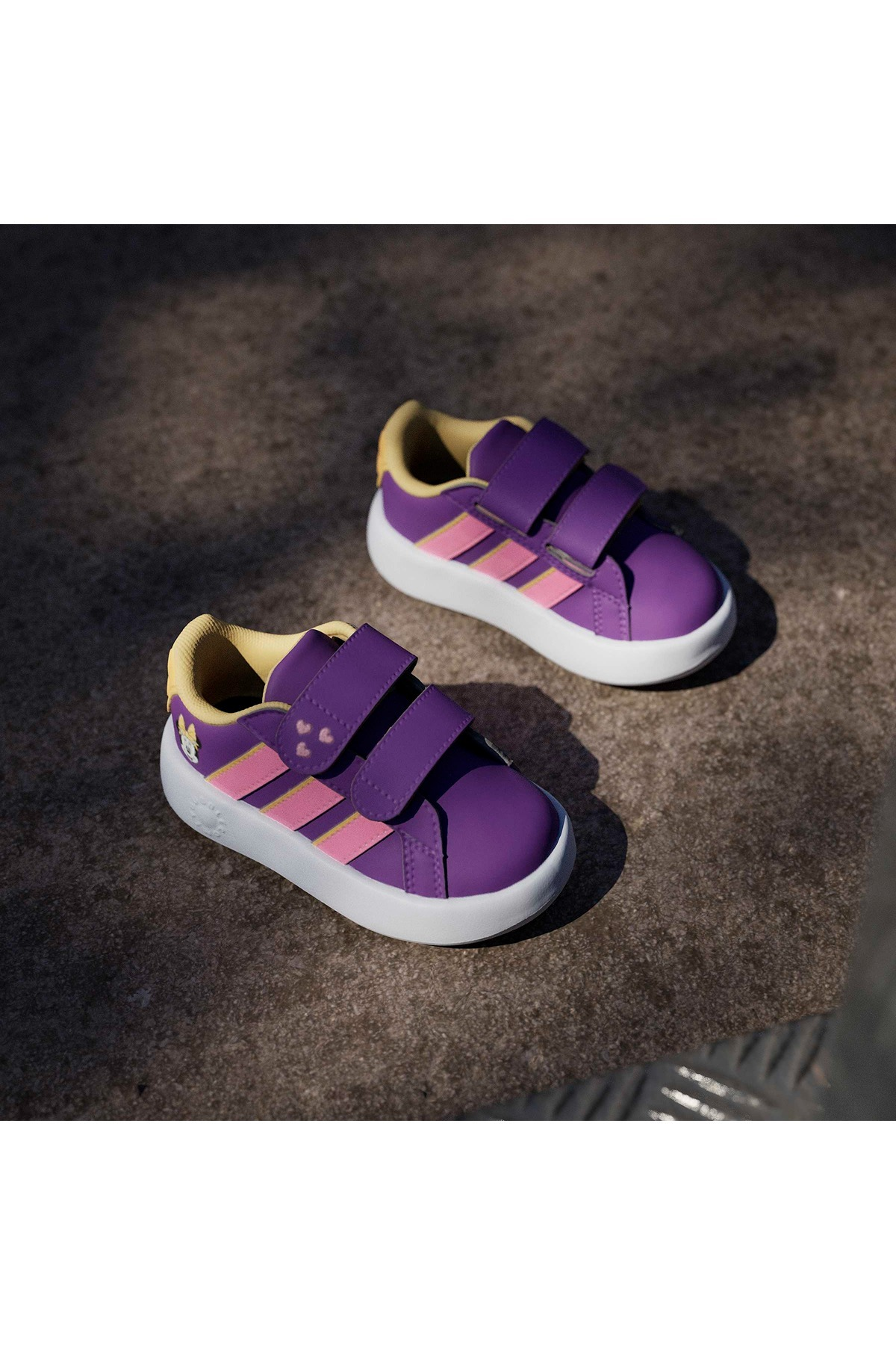 adidas GRAND COURT MINNIE CF I Mor Bebek   Yürüyüş Ayakkabısı JS2346