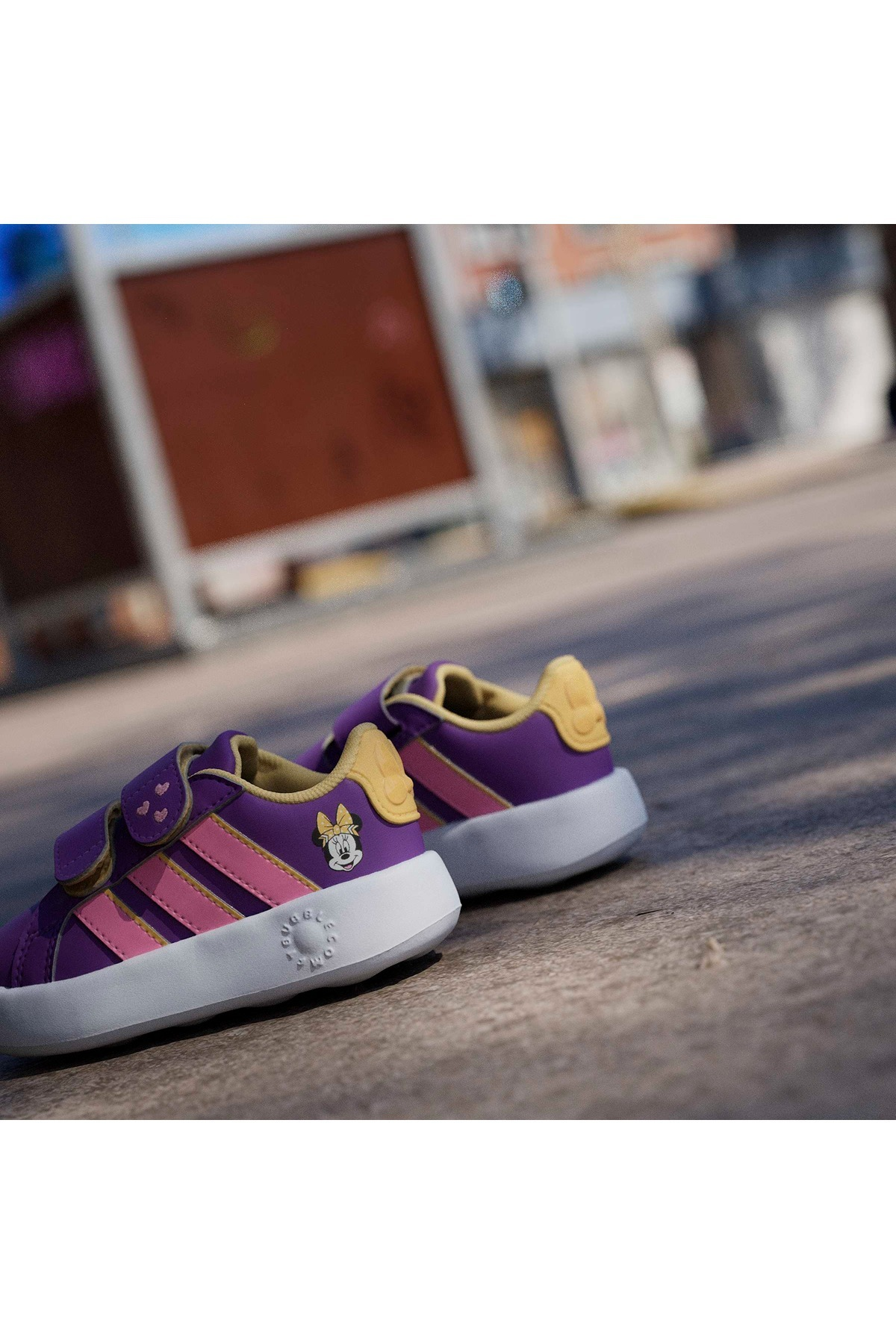 adidas GRAND COURT MINNIE CF I Mor Bebek   Yürüyüş Ayakkabısı JS2346