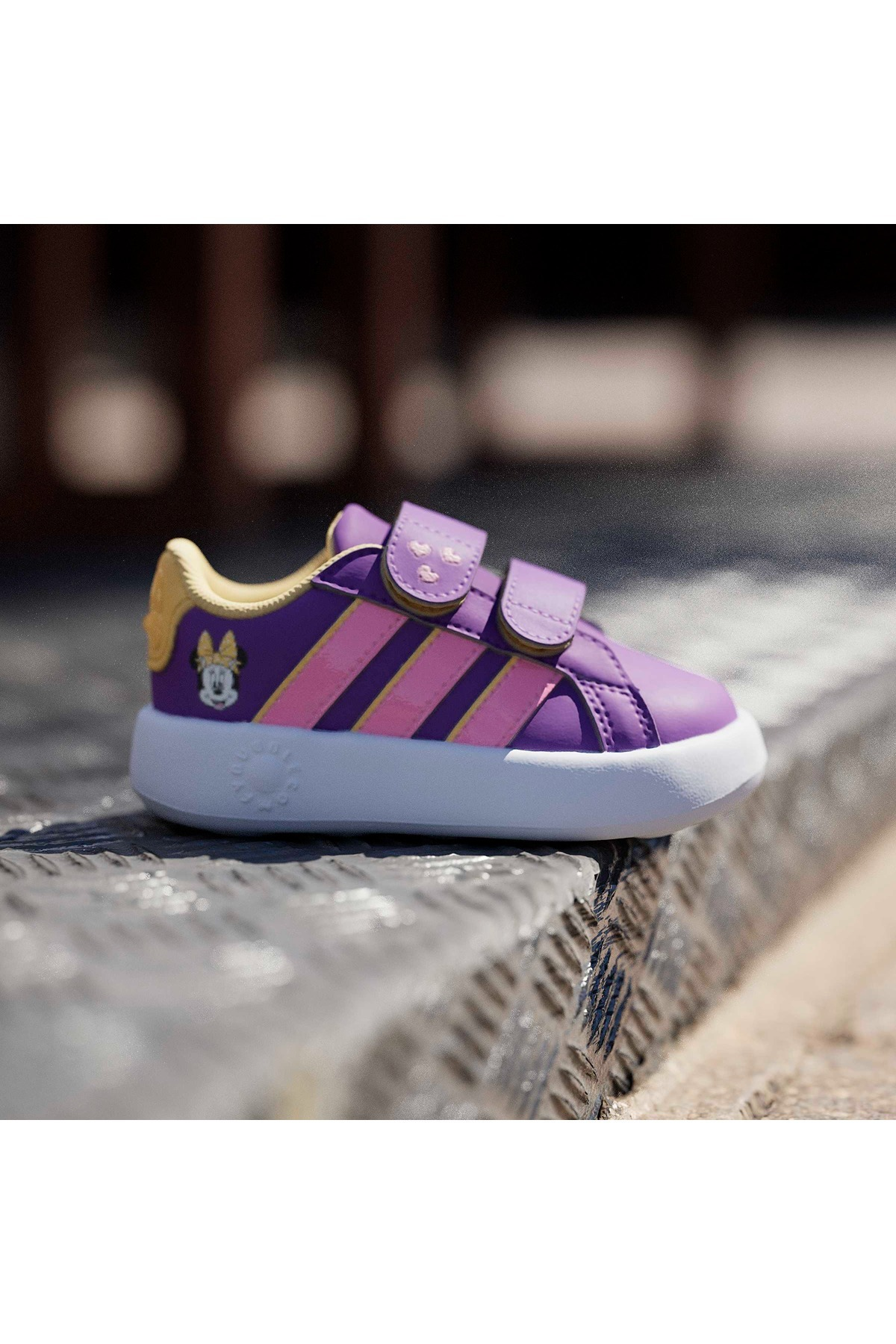 adidas GRAND COURT MINNIE CF I Mor Bebek   Yürüyüş Ayakkabısı JS2346