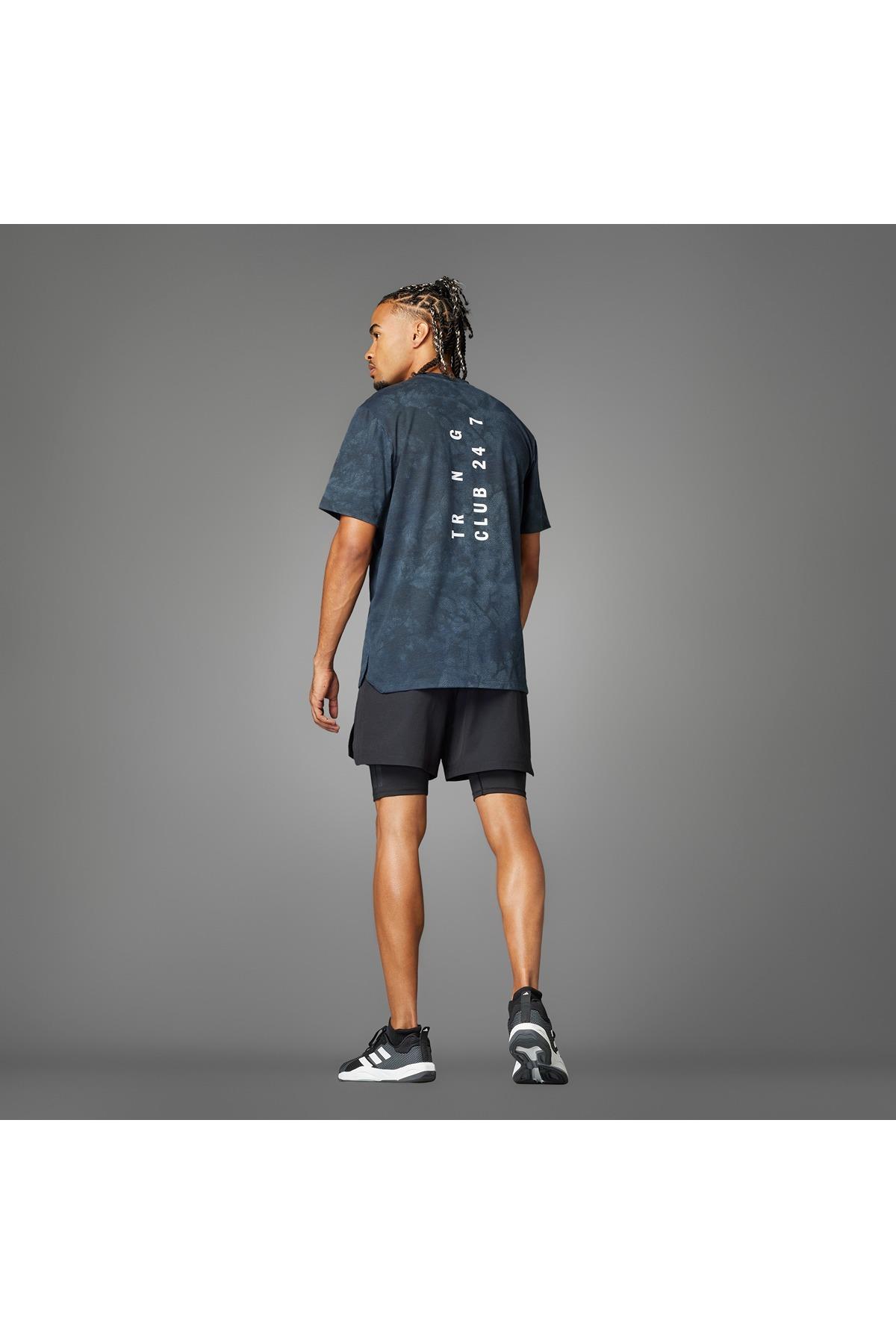 adidas Gri  Erkek  T-shirt POWER AOP TEE JP3340 Gri  Erkek  T-shirt POWER AOP TEE JP3340