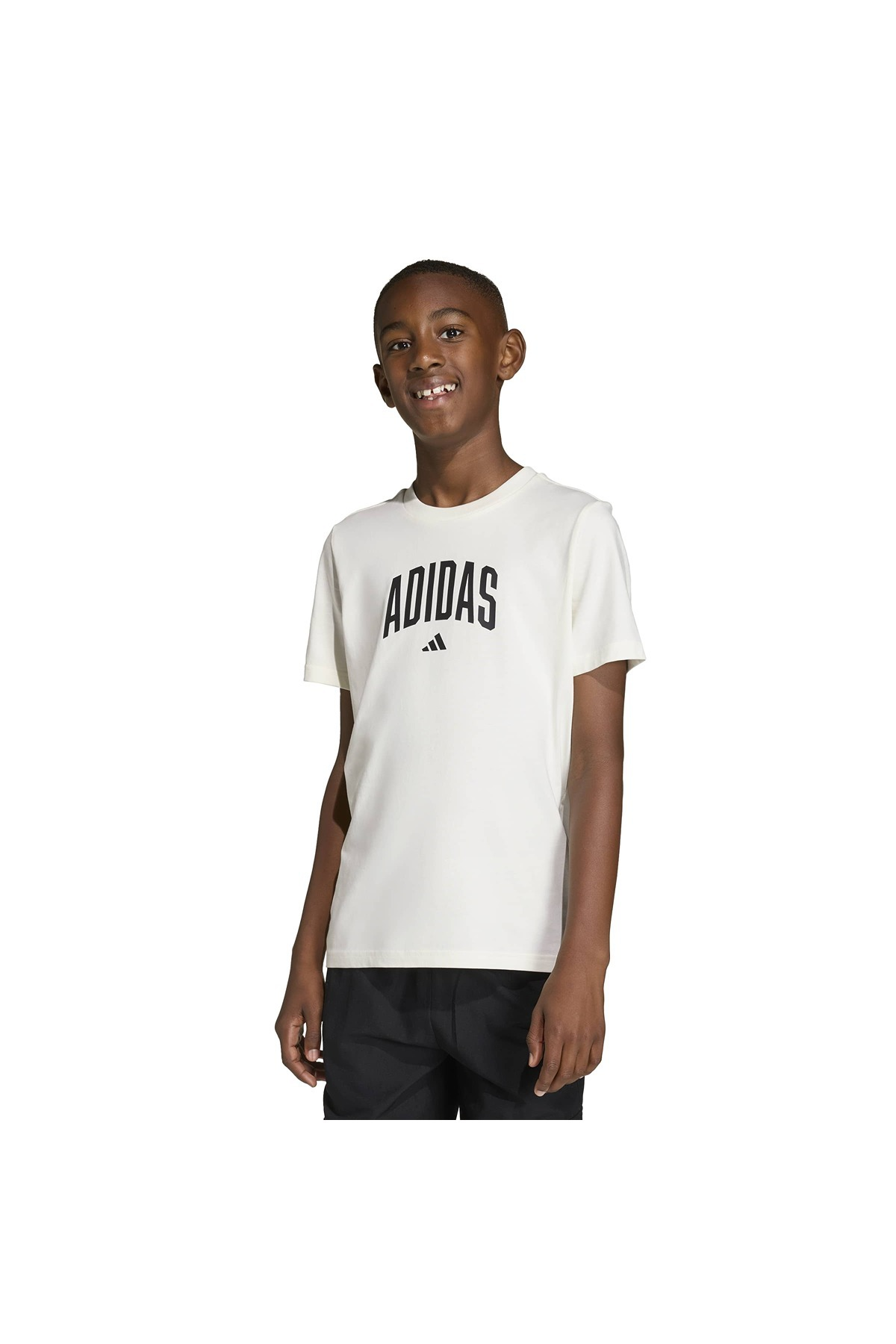 adidas J COLLEG T Çocuk  Beyaz  T-shirt KE1347