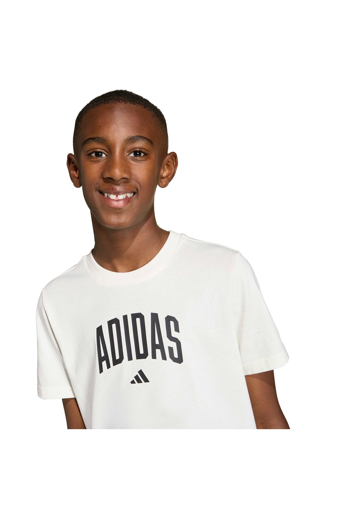 adidas J COLLEG T Çocuk  Beyaz  T-shirt KE1347
