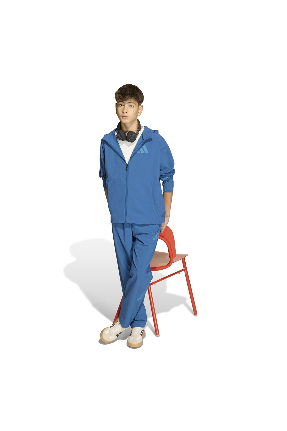 adidas J Z.N.E. WV CU Çocuk  Mavi  Ceket KG1003