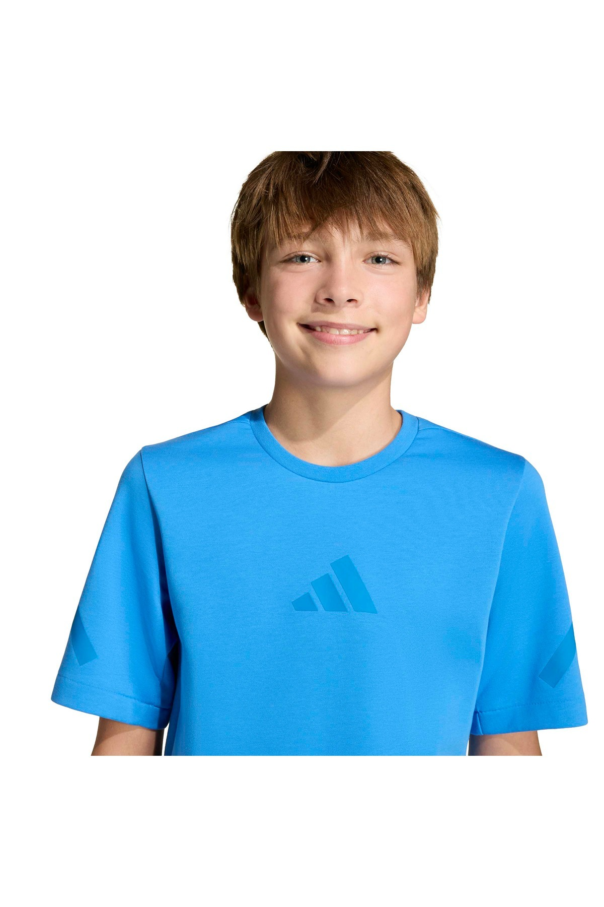 adidas J ZNE TEE Mavi Çocuk   T-shirt KC7020