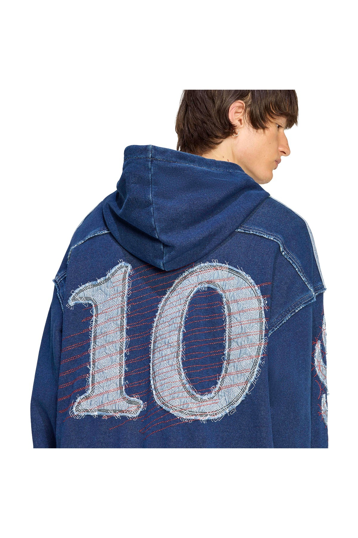 adidas JFA FED HOODIE Erkek  Mavi  Sweatshirt HY5099