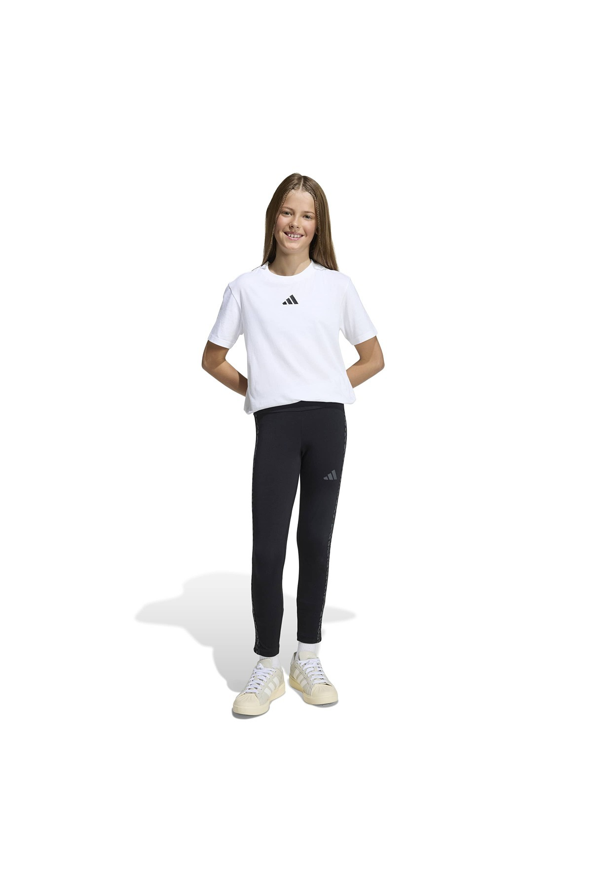 adidas JG AN 3S LEG Siyah Çocuk   Tayt KB6977