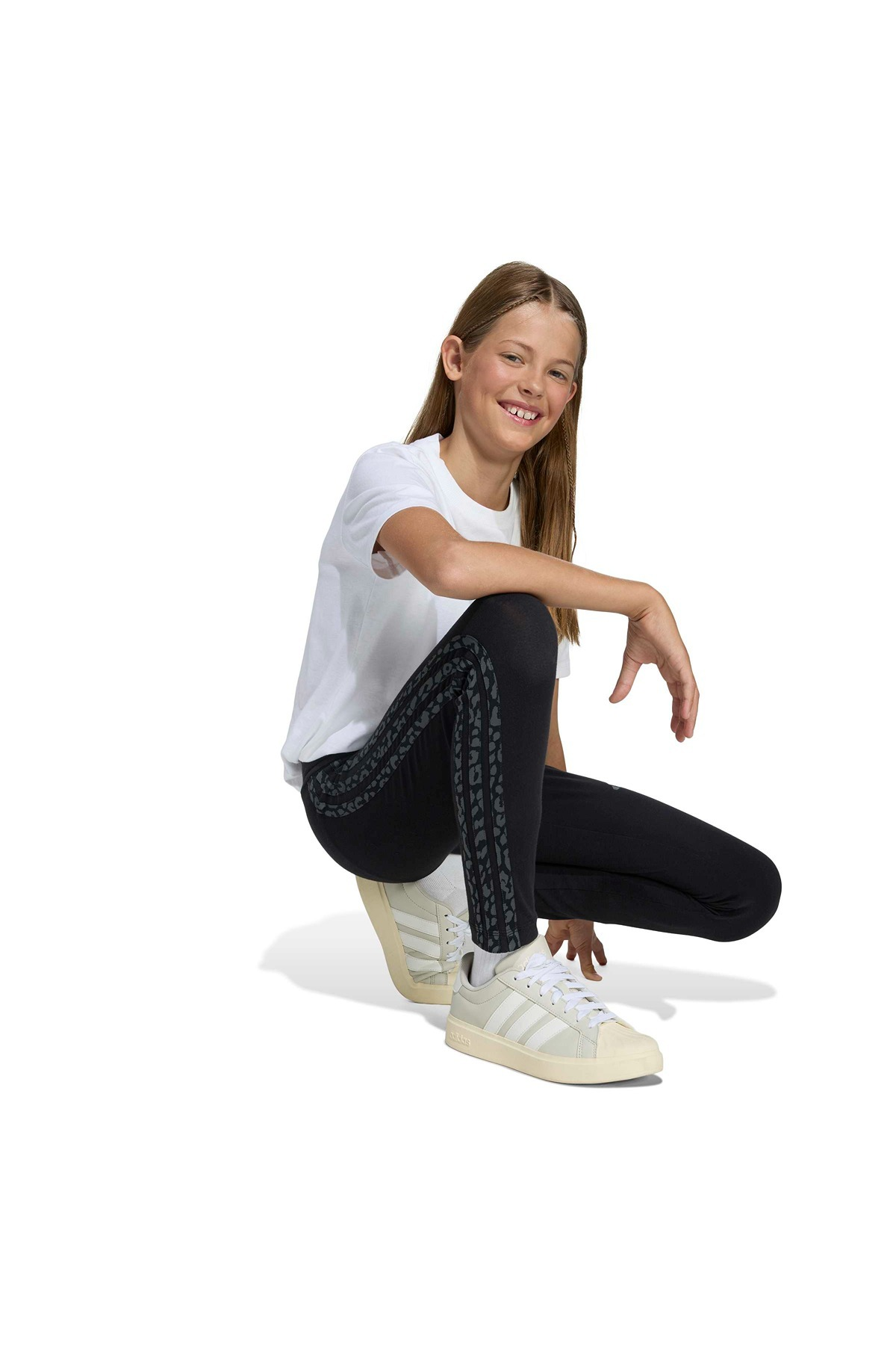 adidas JG AN 3S LEG Siyah Çocuk   Tayt KB6977