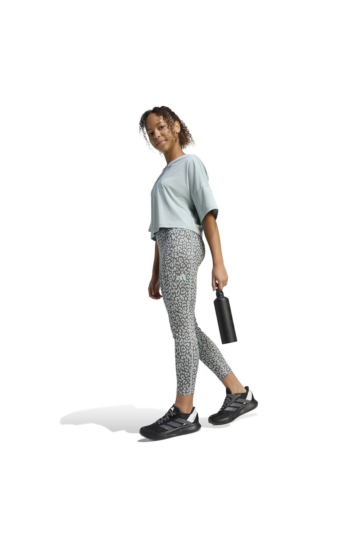 adidas JG SPI AOP LEG Yeşil Çocuk   Tayt KD5918