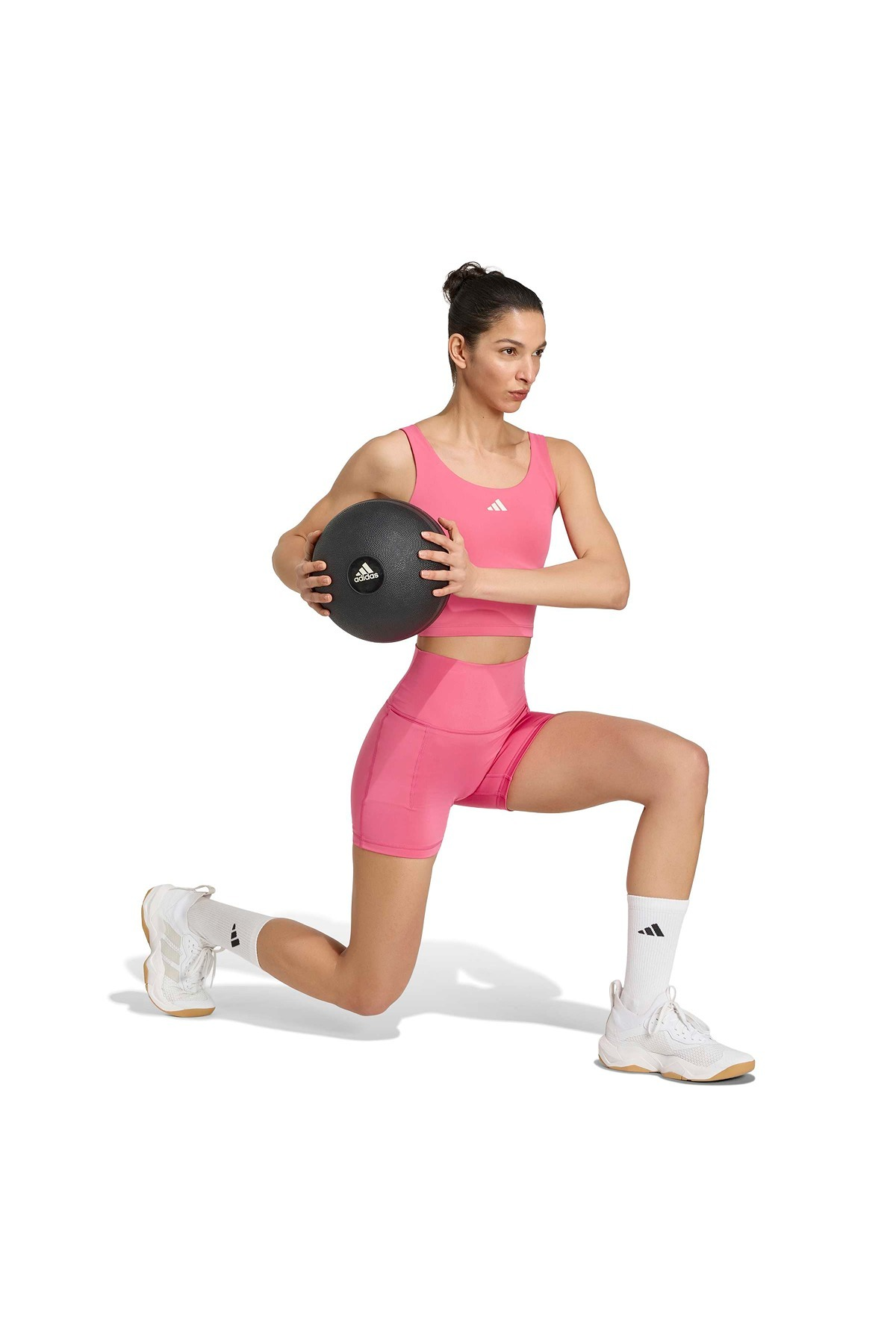 adidas Kadın Atlet 3 Stripes Studio All Me Light Support Tank KX3162