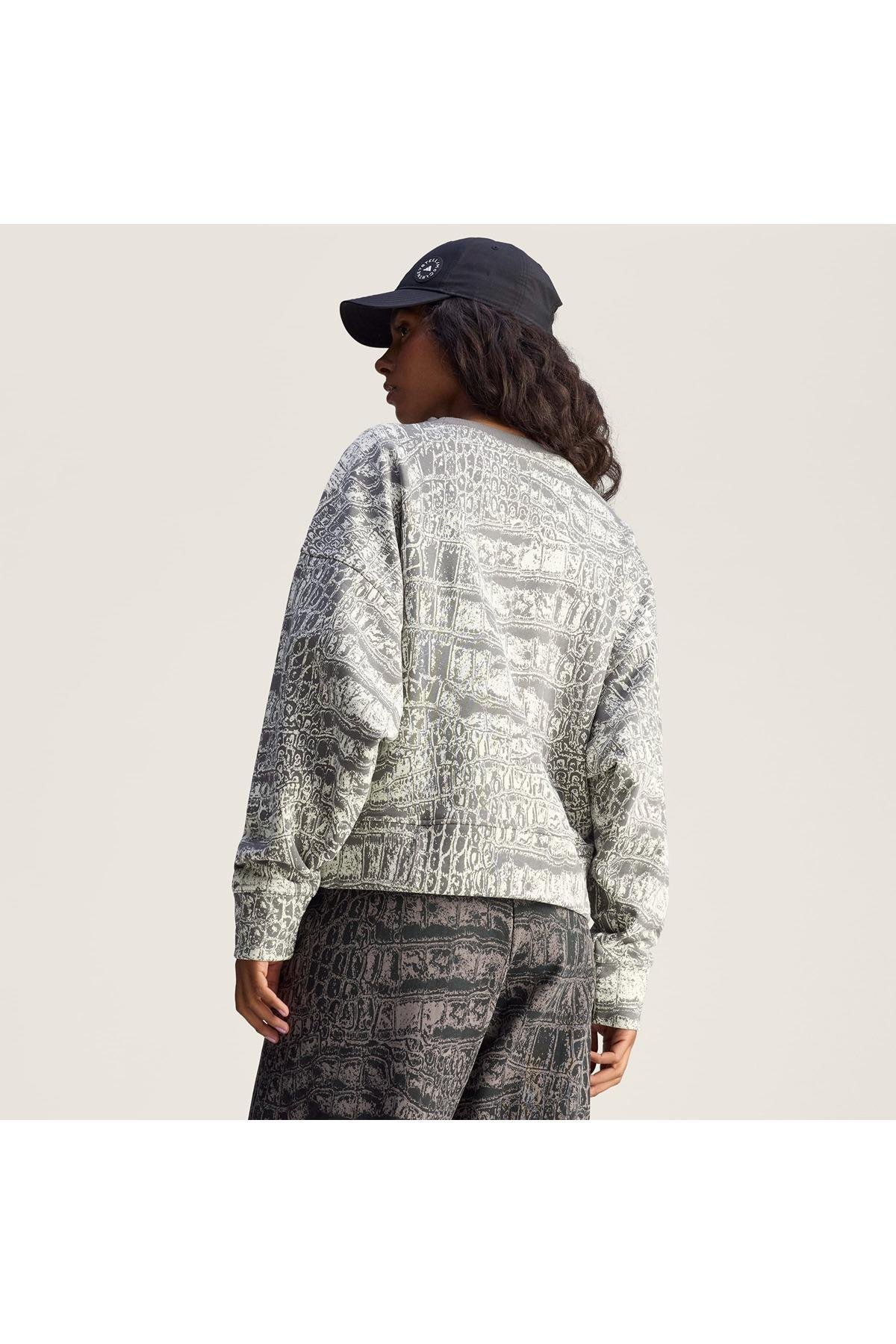 adidas Kadın  Bej  Sweatshirt aSMC LOOSE SS P JW4648